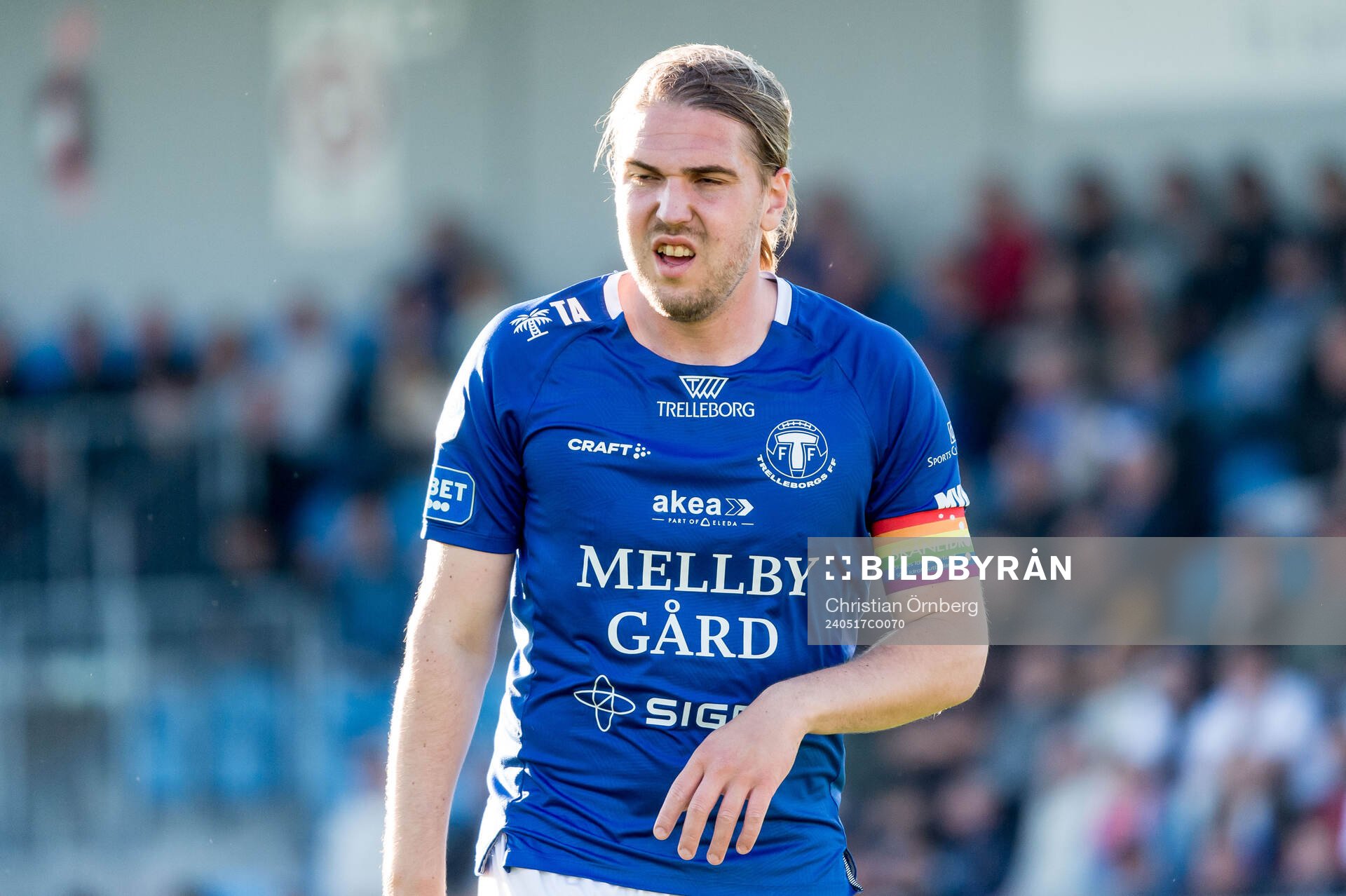 Trelleborgs Charlie Weberg deppar