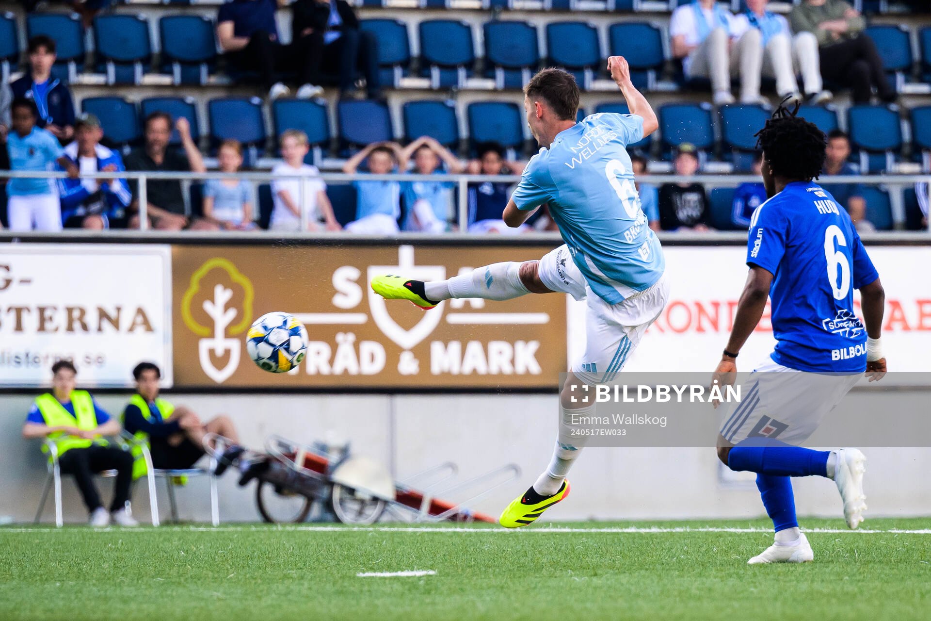 Gefles Lukas Browning Lagerfeldt gör 1-0