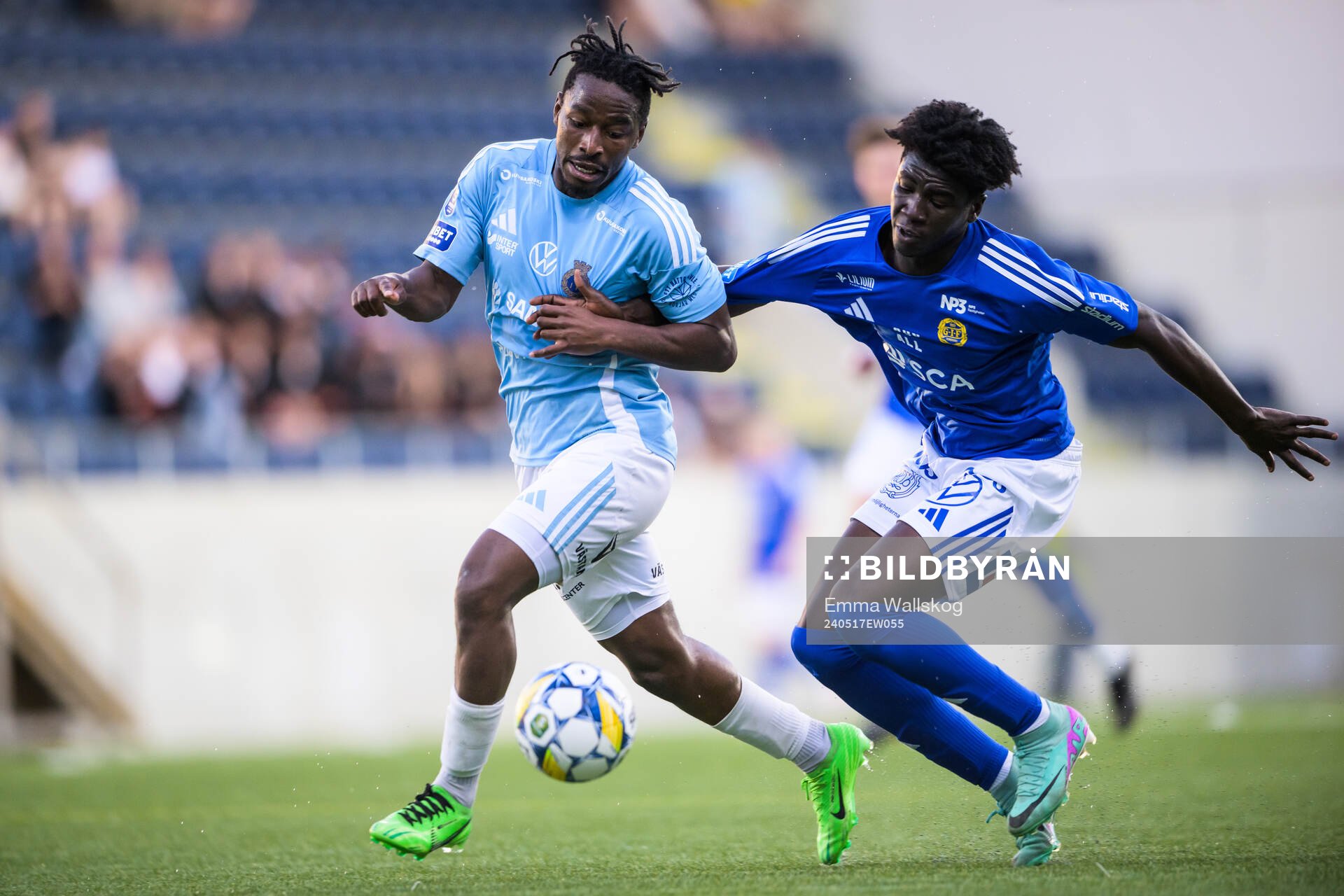 Gefles York Rafael och GIF Sundsvalls Kojo Peprah Oppong