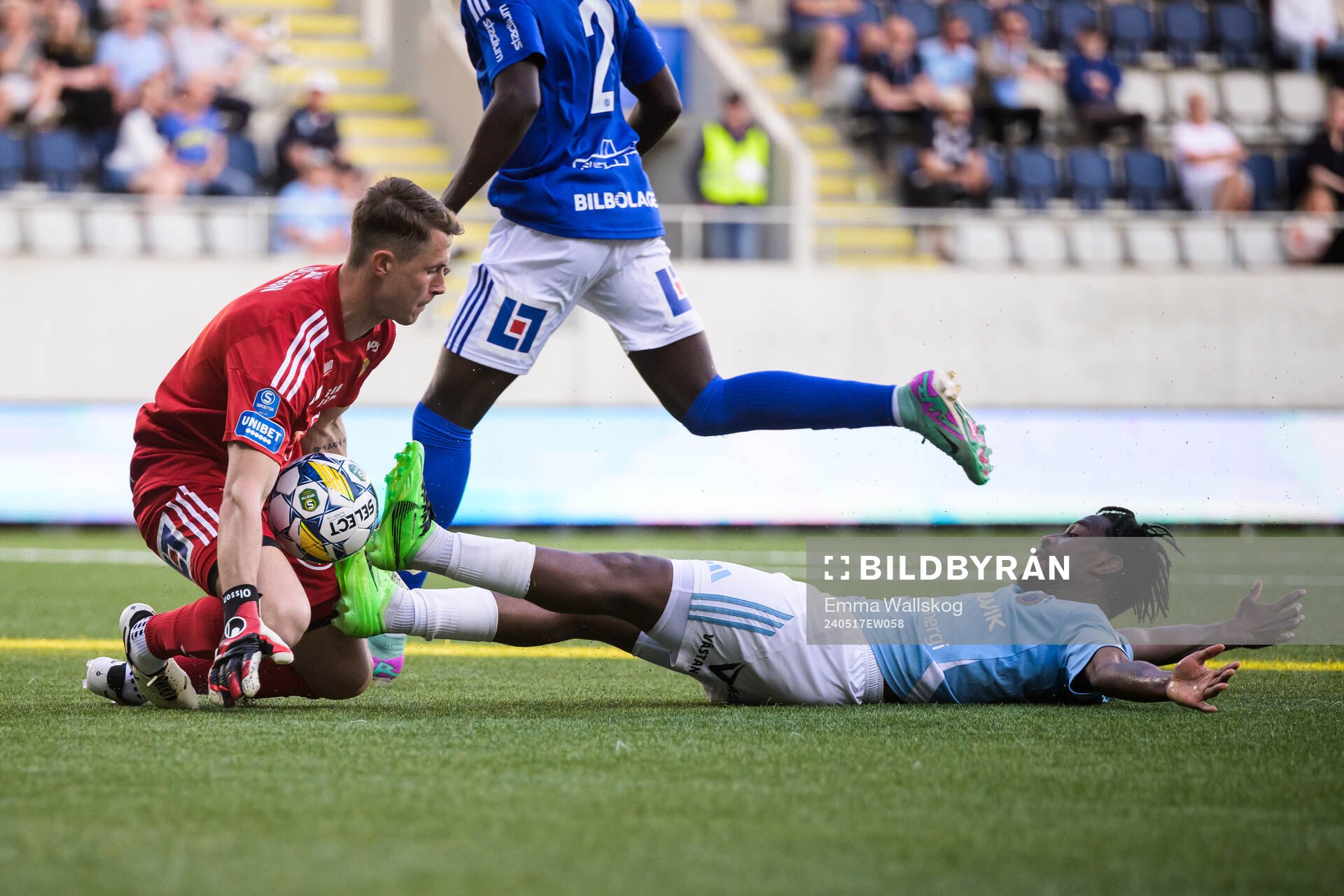 GIF Sundsvalls Jonas Olsson och Gefles York Rafael
