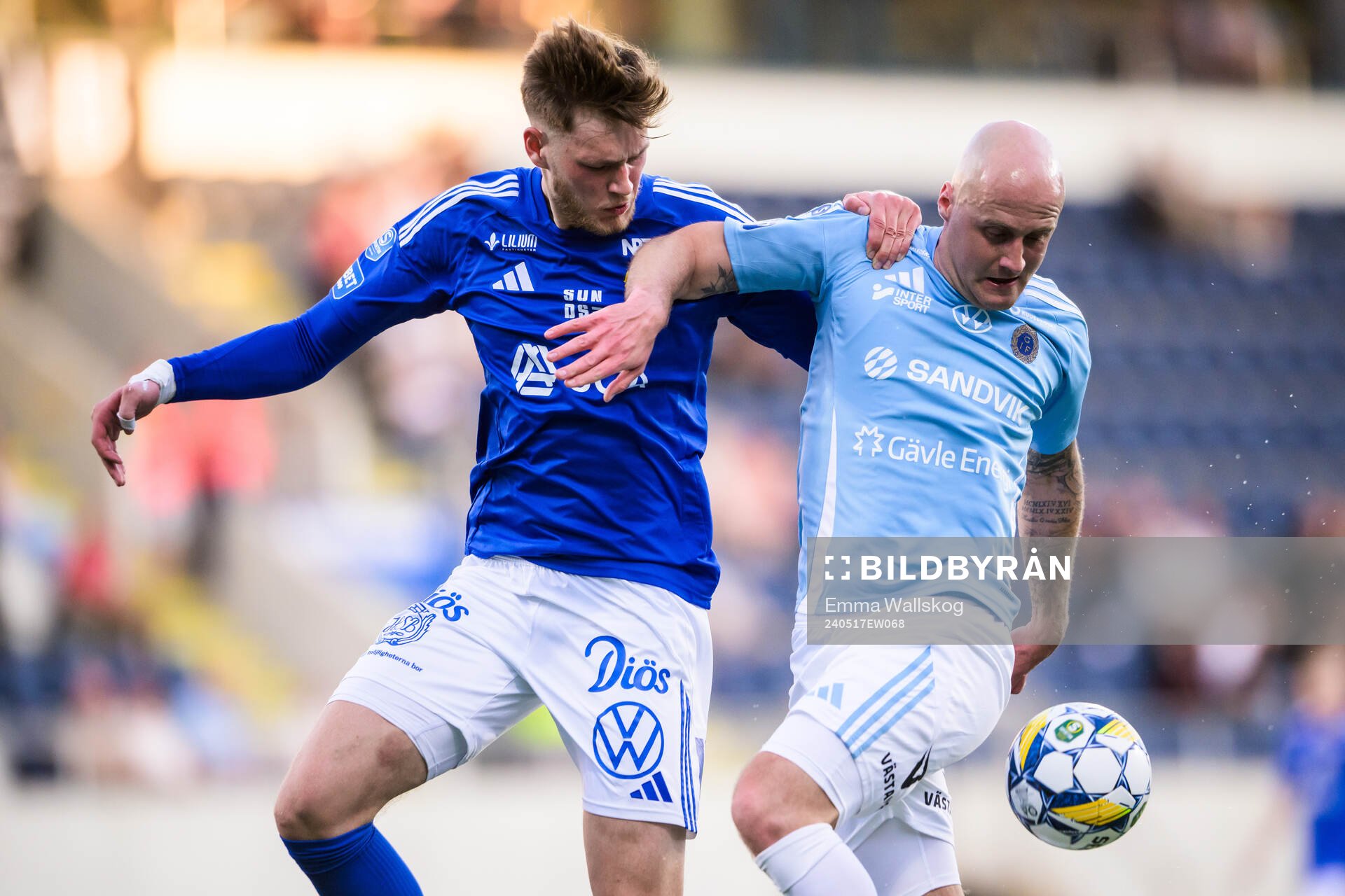 GIF Sundsvalls Ludvig Svanberg och Marc Manchon