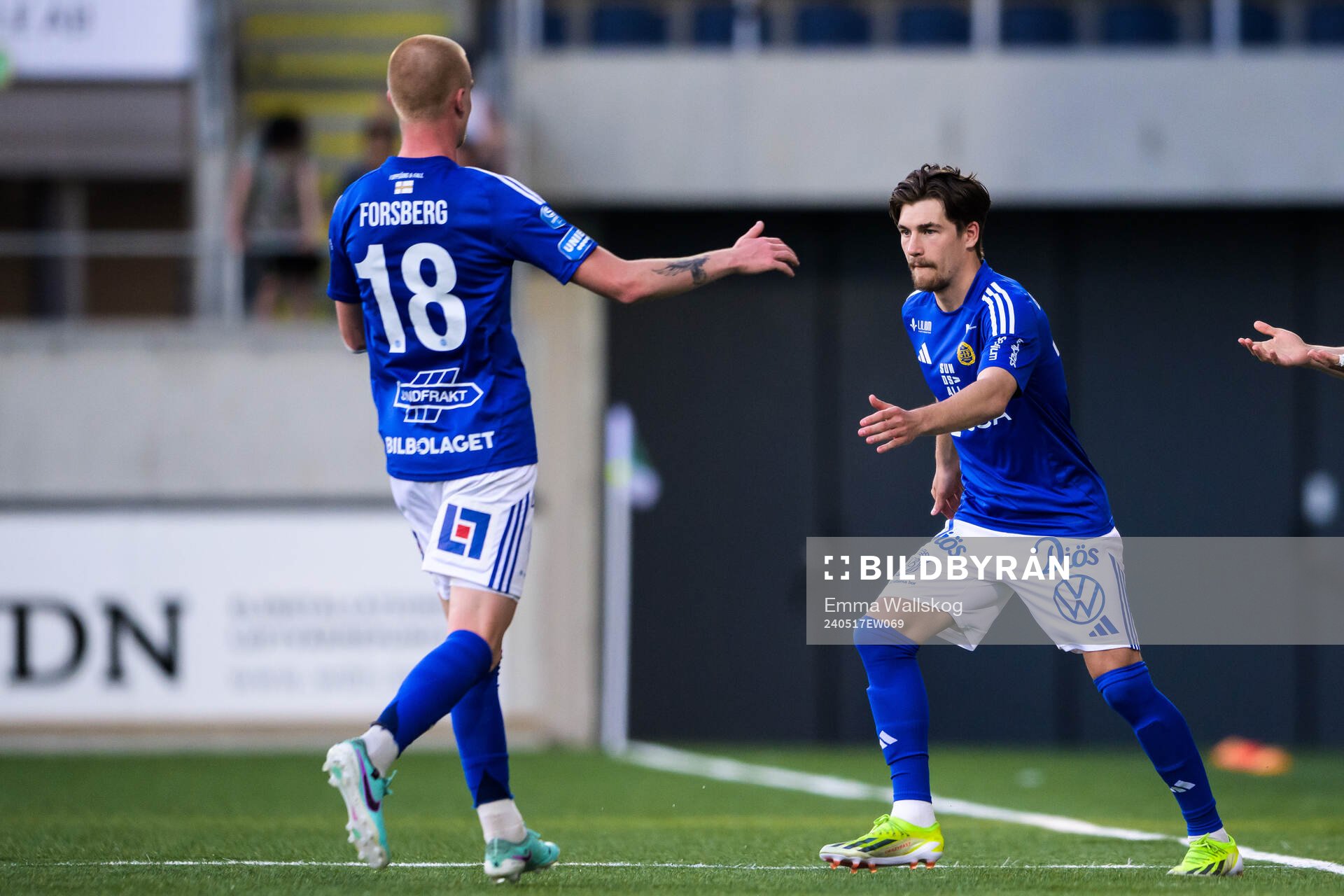 GIF Sundsvalls Lucas Forsberg byter med Johan Bengtsson