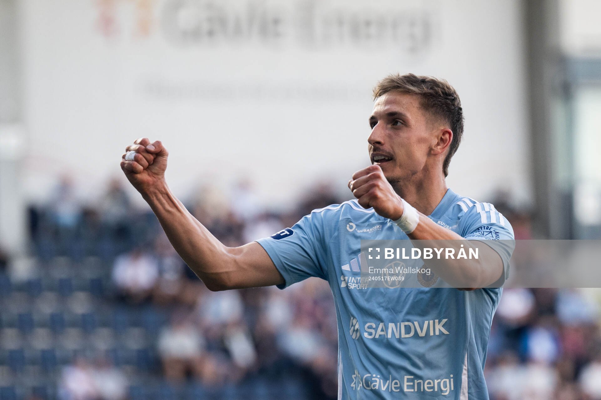 Gefles Lukas Browning Lagerfeldt jublar