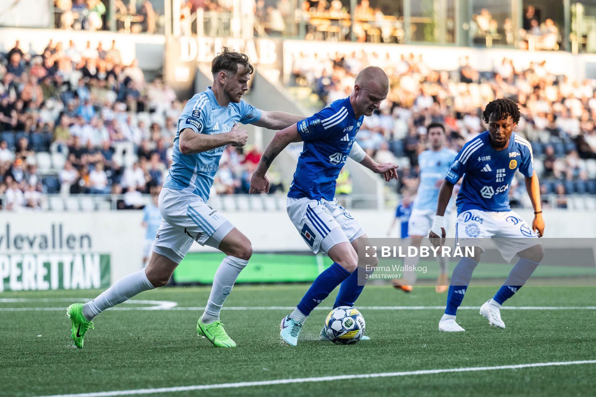 Gefles Leo Englund och GIF Sundsvalls Lucas Forsberg