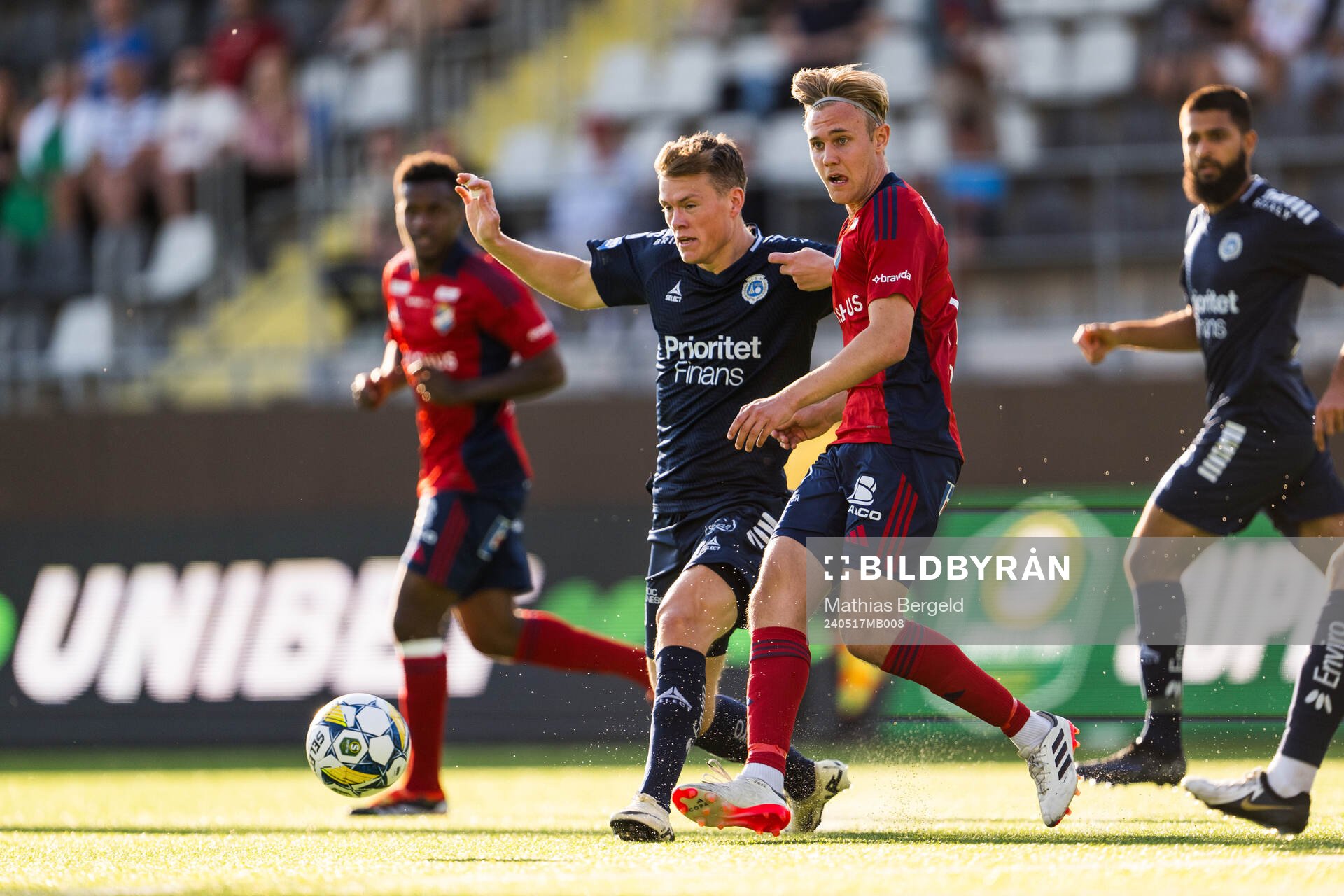 Utsiktens Albin Skoglund och Östers Adam Herdonsson