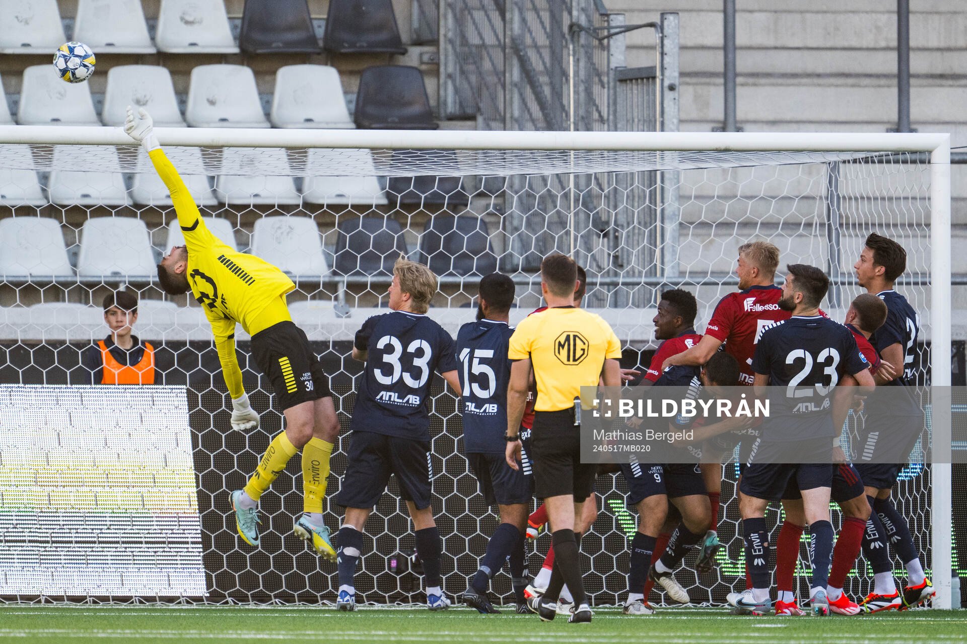 Utsiktens målvakt Elias Hadaya