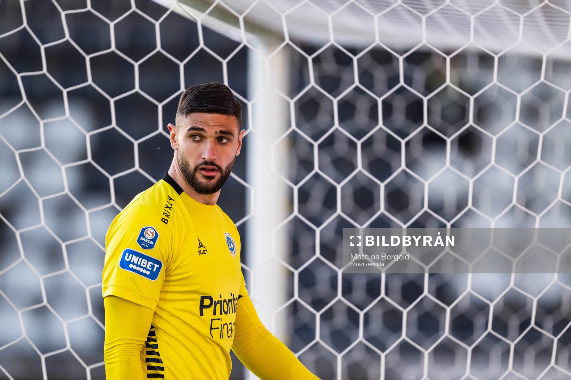 Utsiktens målvakt Elias Hadaya