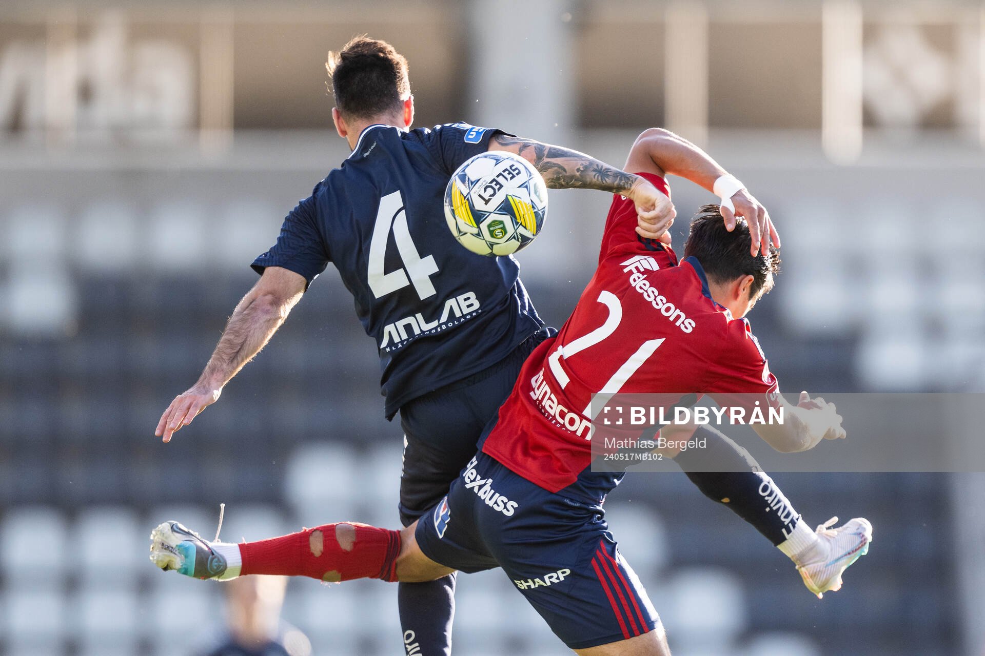 Utsiktens Allan Mohideen och Östers Lukas Bergquist