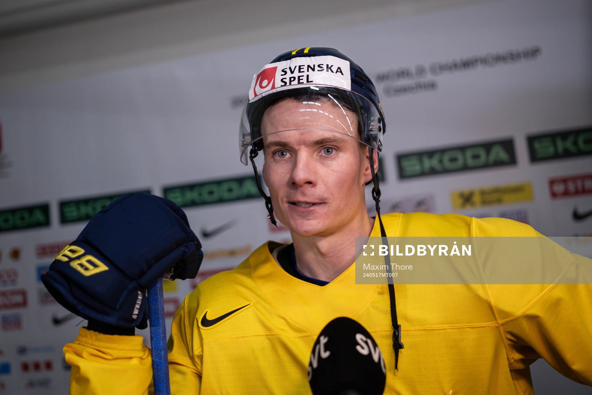 Victor Olofsson of Sweden
