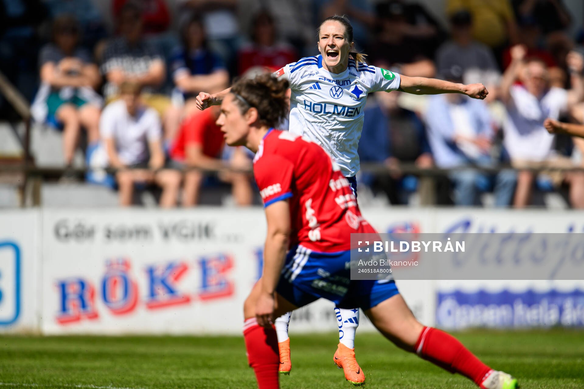 IFK Norrköpings Sabina Ravnell jublar