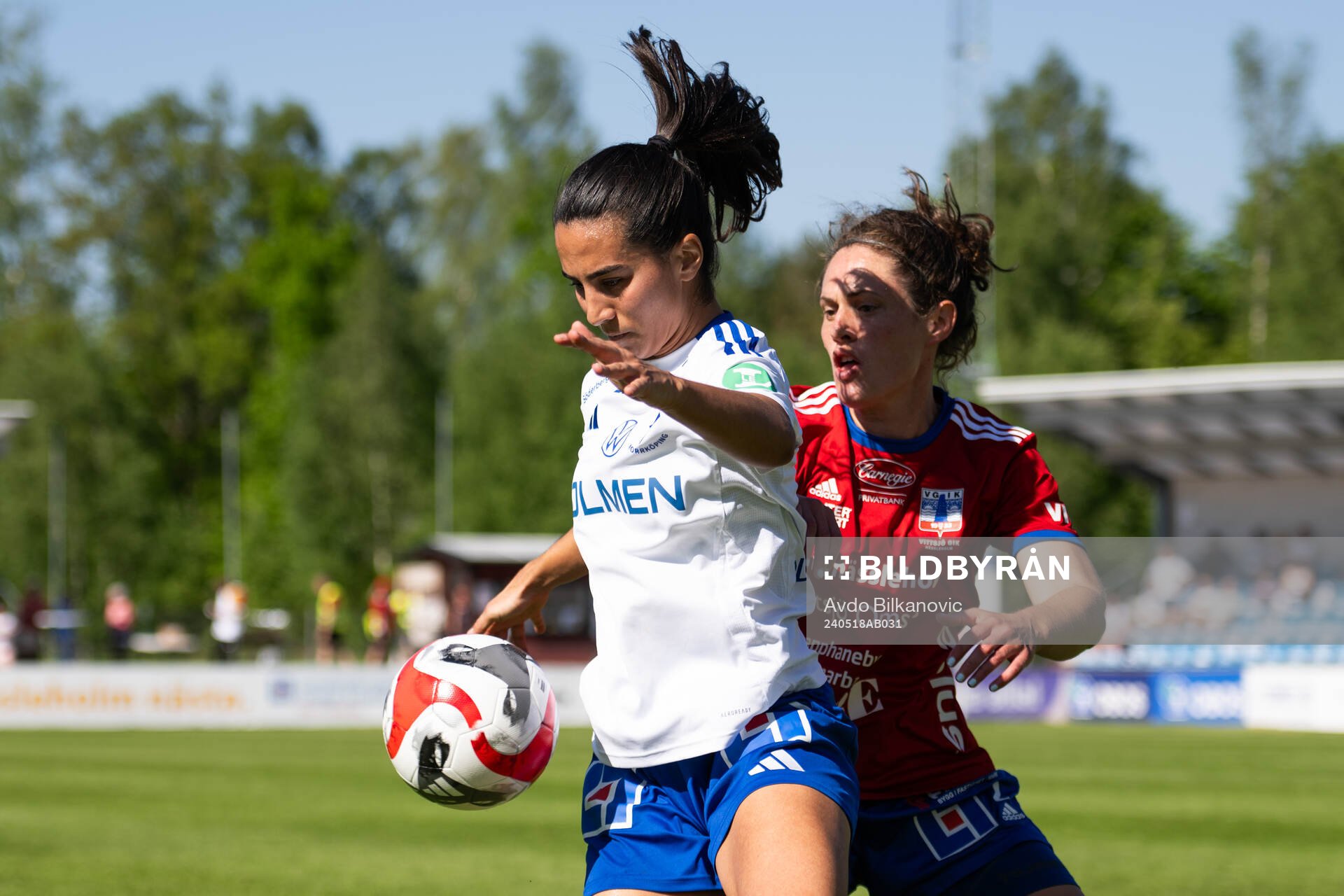 IFK Norrköpings Vesna Milivojevic och Vittsjös Shannon