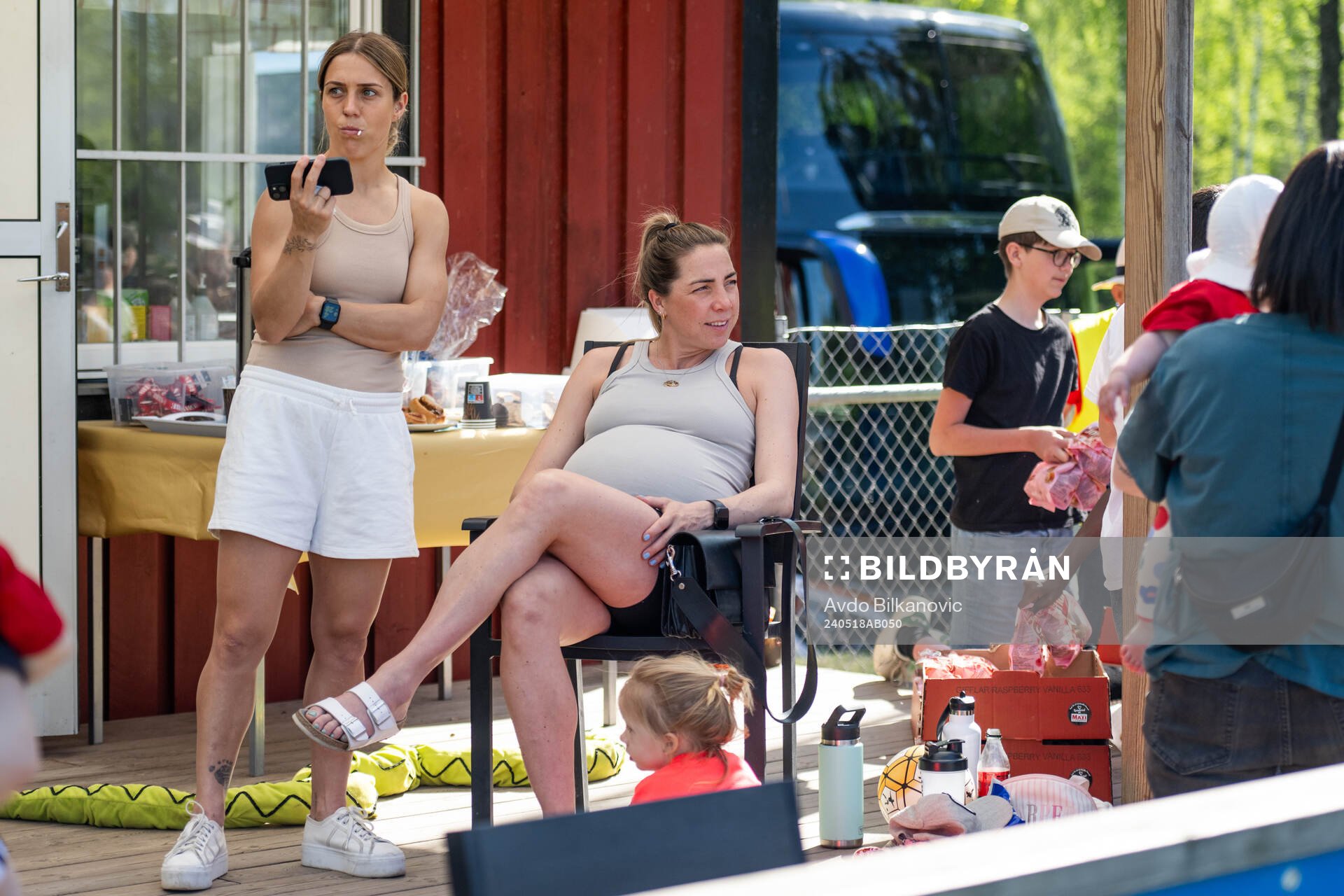 Vittsjös Clara Marksted och Katrina Gorry