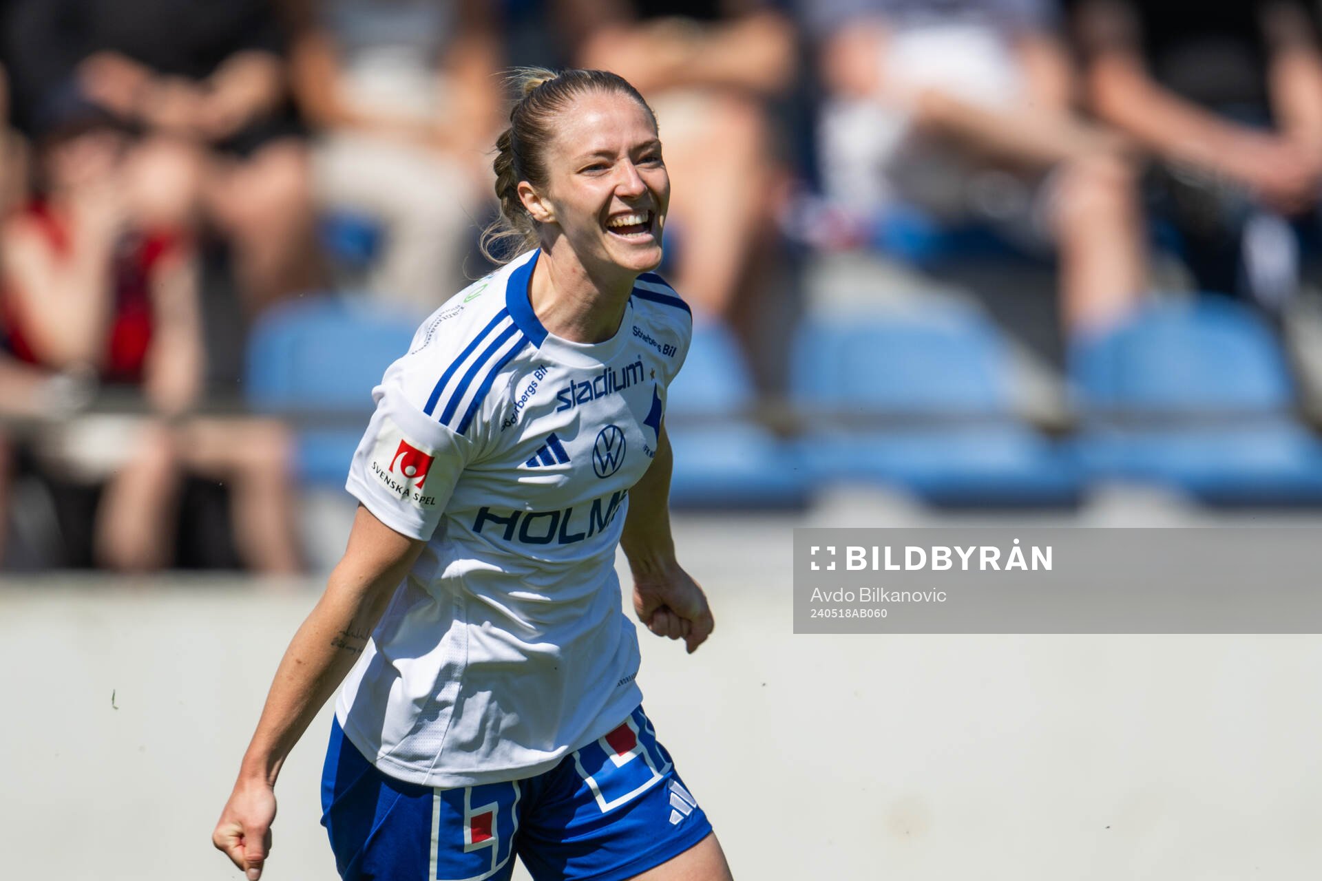 IFK Norrköpings Sabina Ravnell jublar