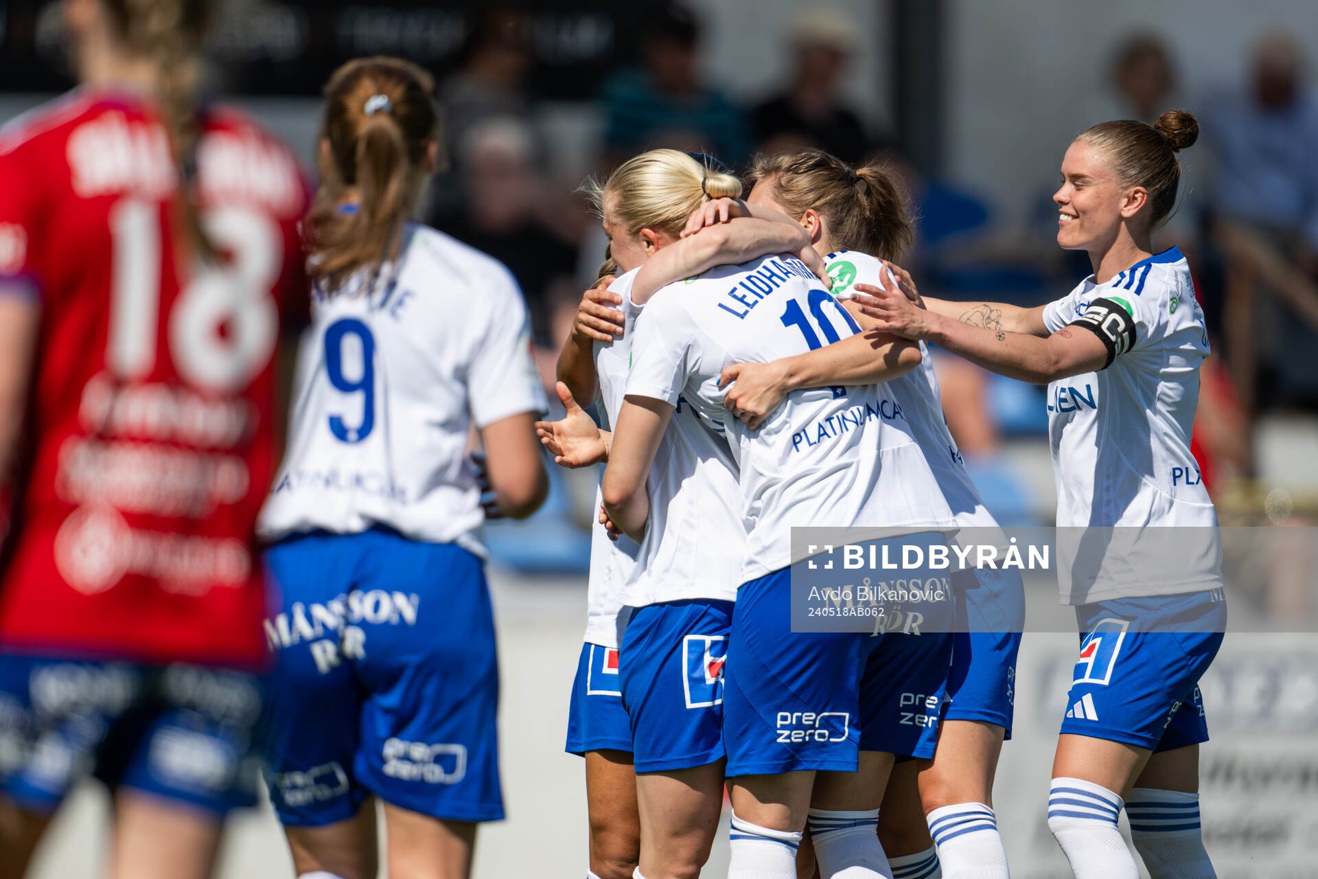 IFK Norrköpings Sabina Ravnell jublar