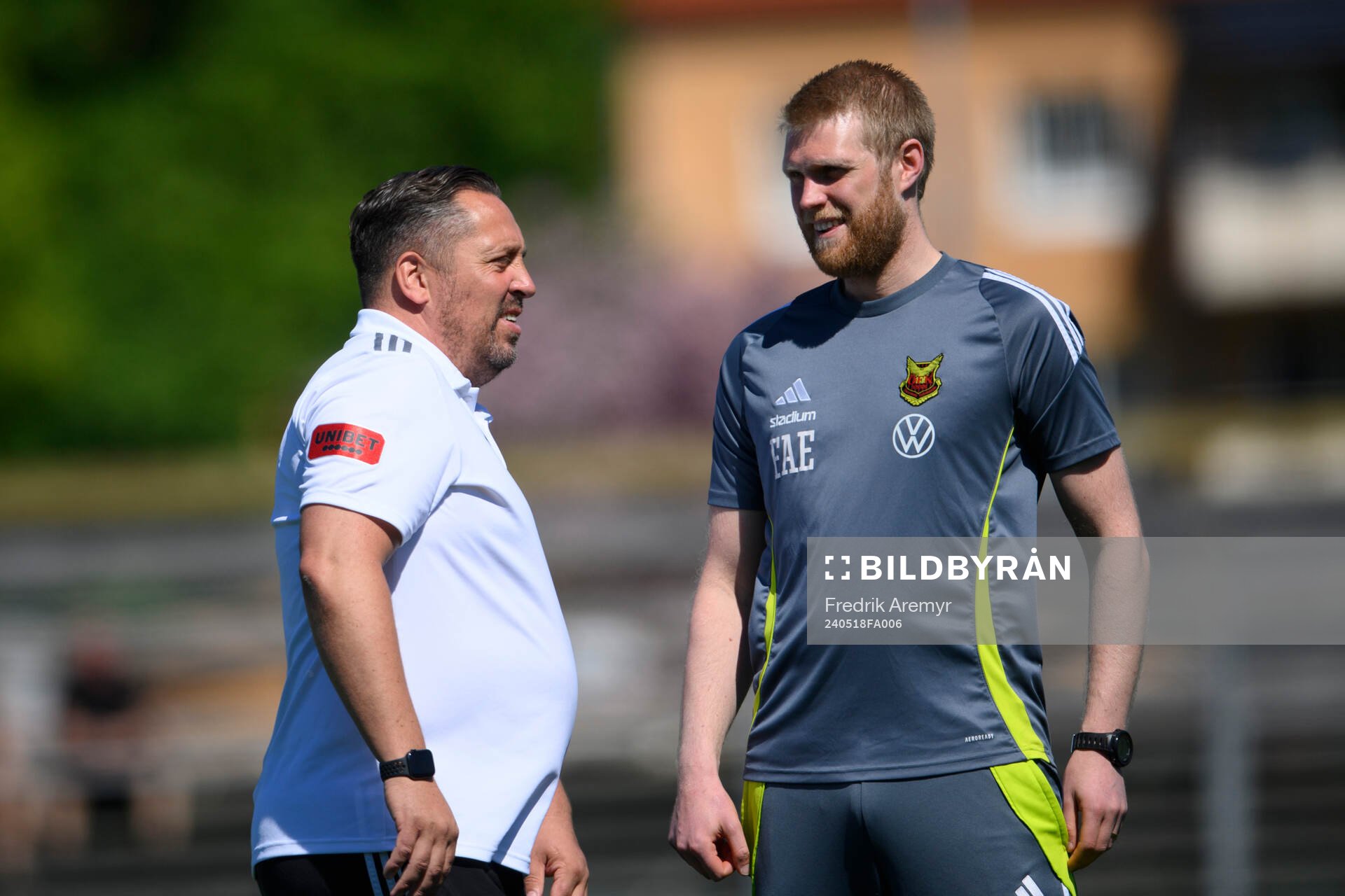 Östersunds huvudtränare Magnus Powell och assisterande