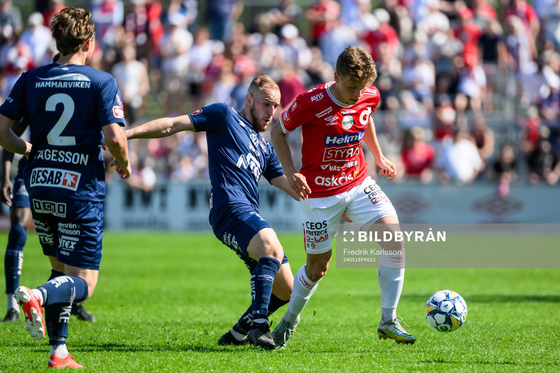 Örgrytes Amel Mujanic och Degerfors Gustav Lindgren