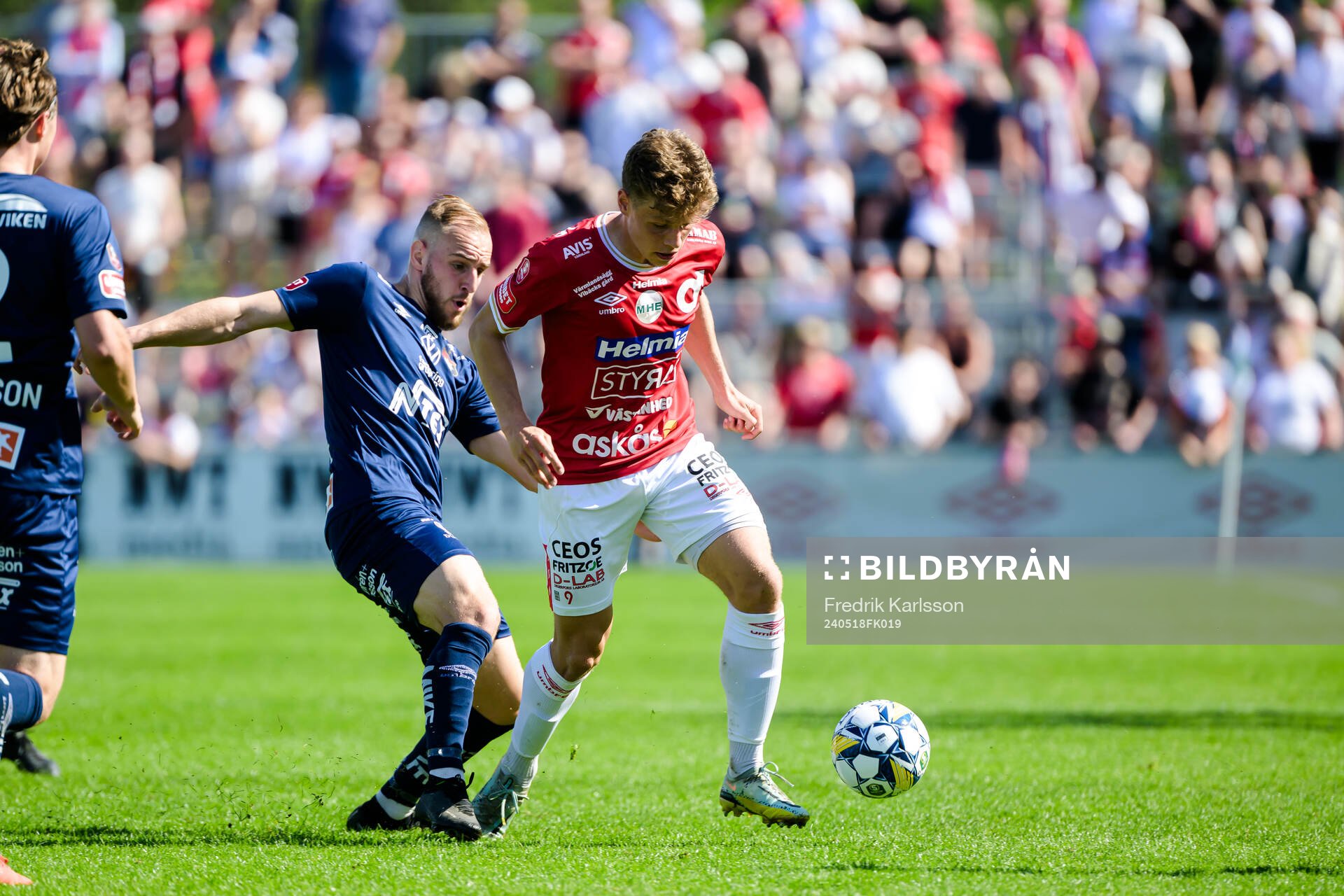 Örgrytes Amel Mujanic och Degerfors Gustav Lindgren