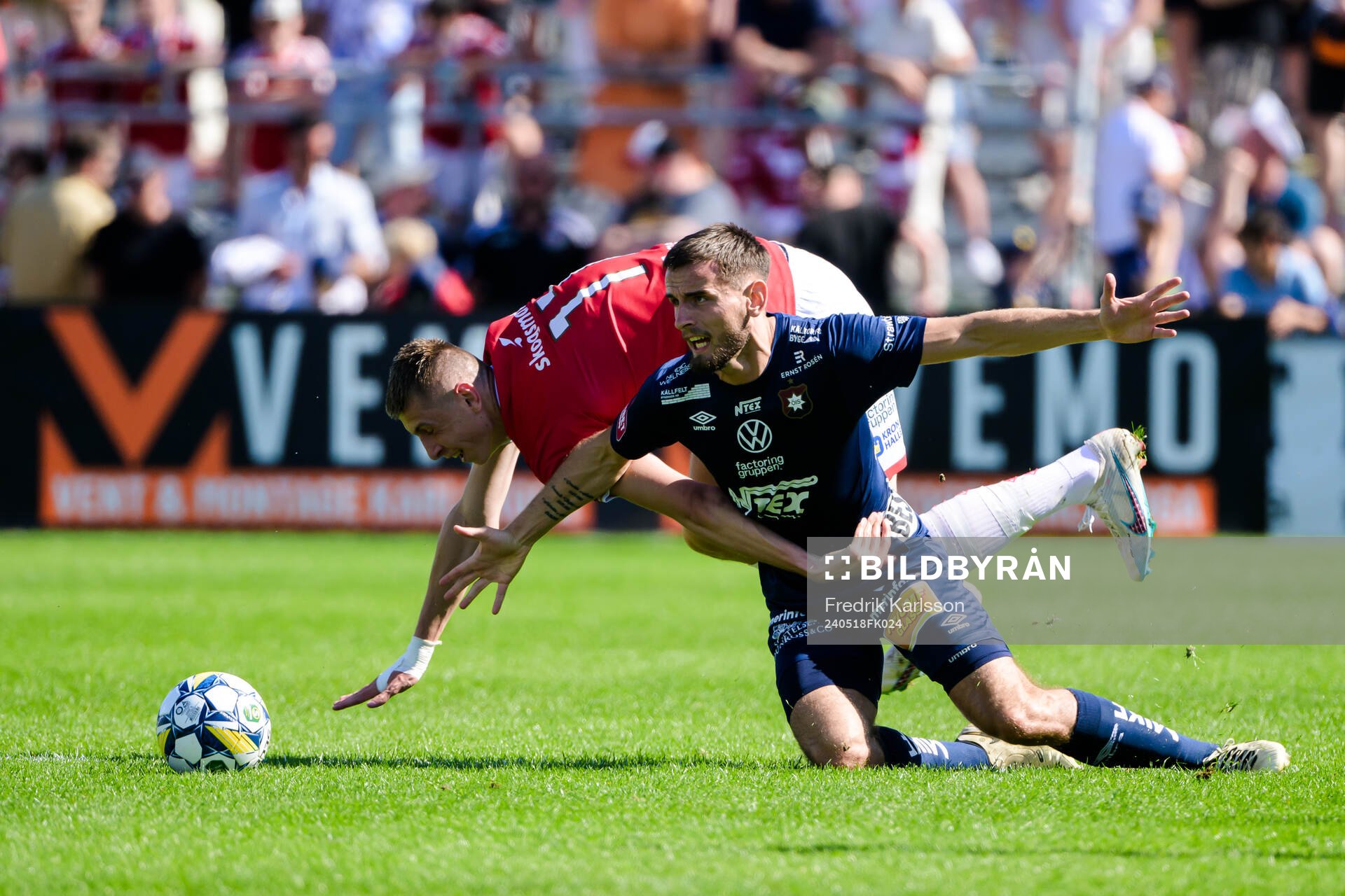 Degerfors Adi Fisic och Örgrytes Erion Sadiku