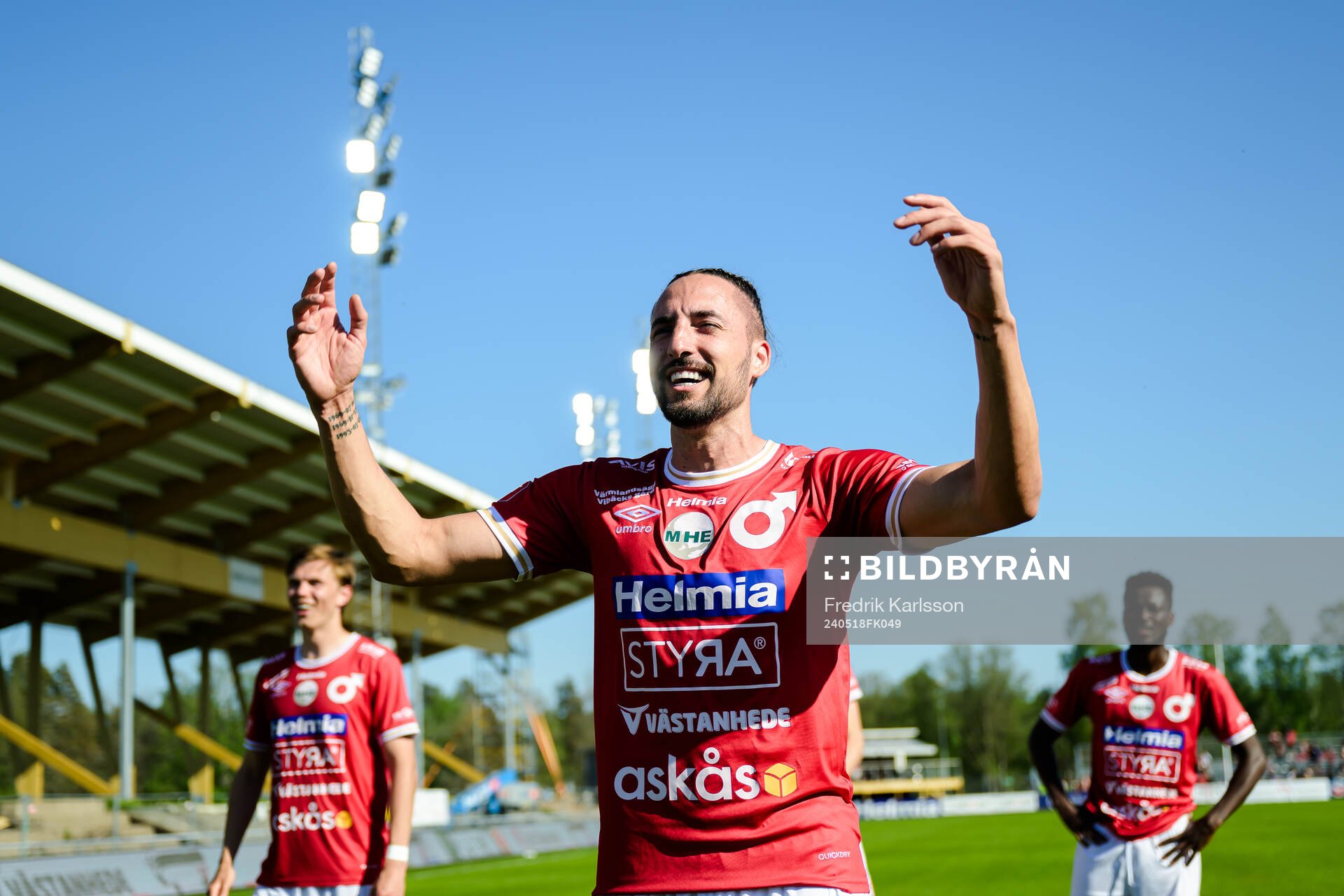 Degerfors Dijan Vukojevic jublar