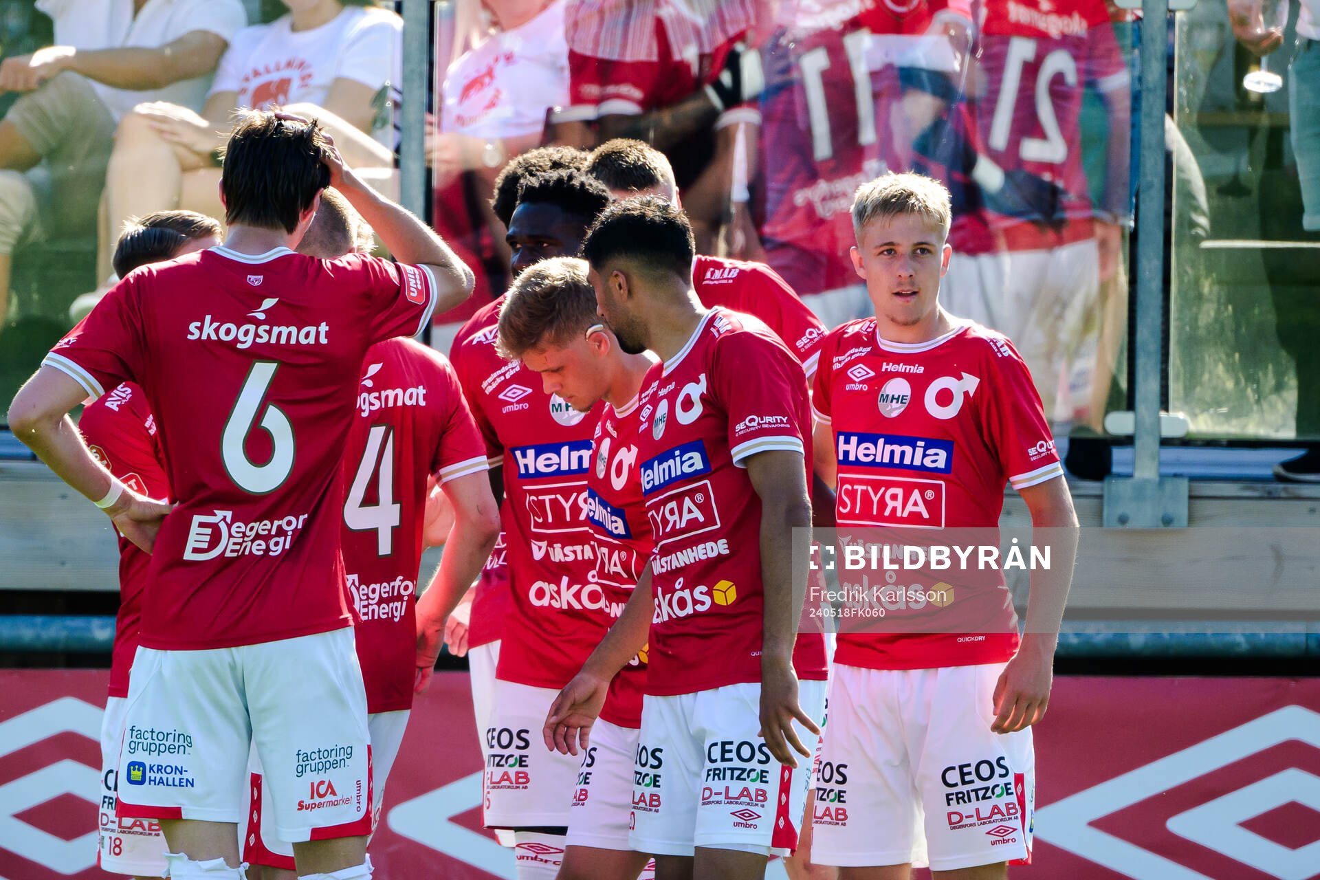 Degerfors Elyas Bouzaiene, Nasiru Moro och Elias Pihlström