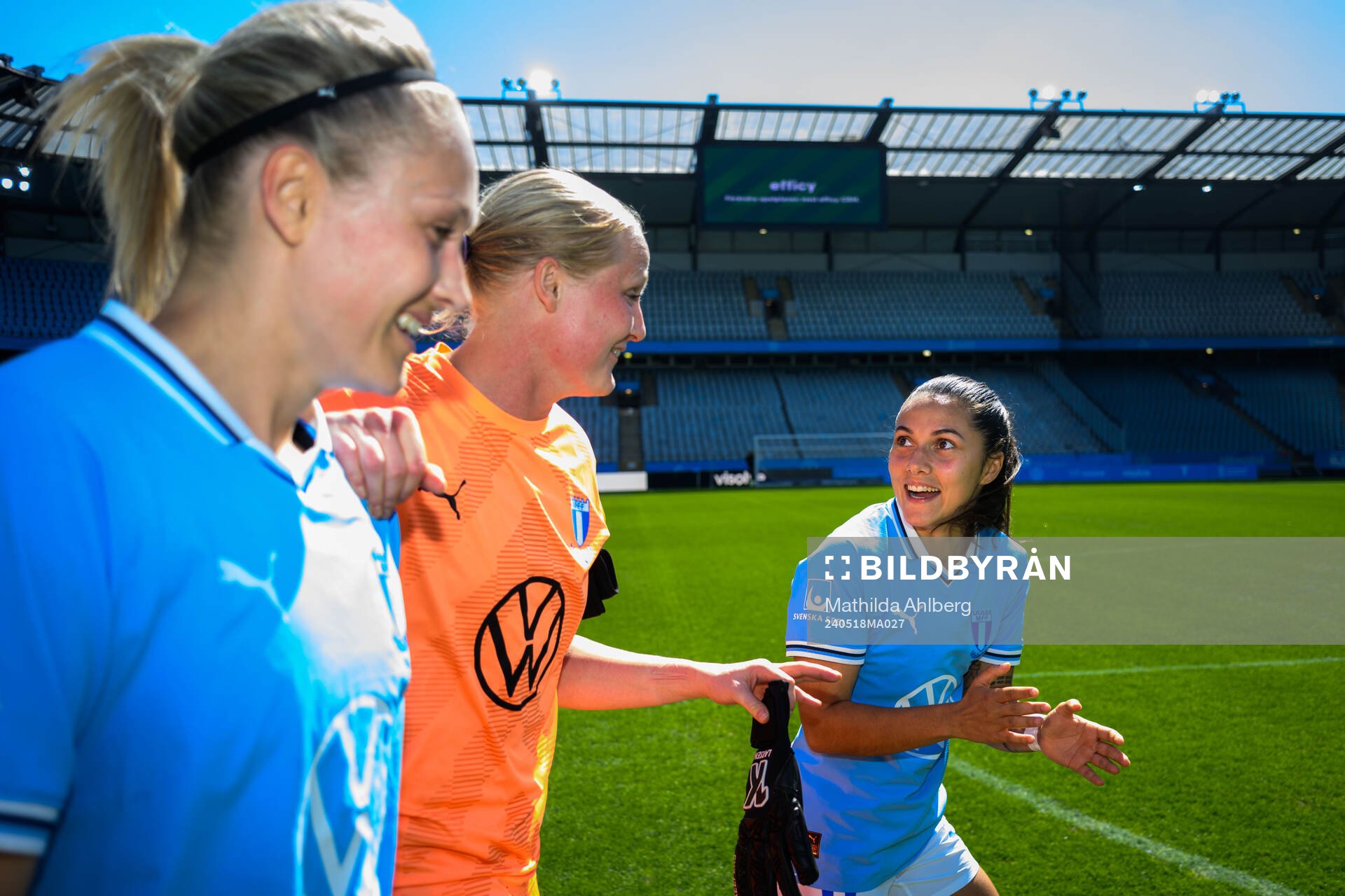 Malmö FFs Sanna Kullberg och Ana Mafalda Ferreira Barboz