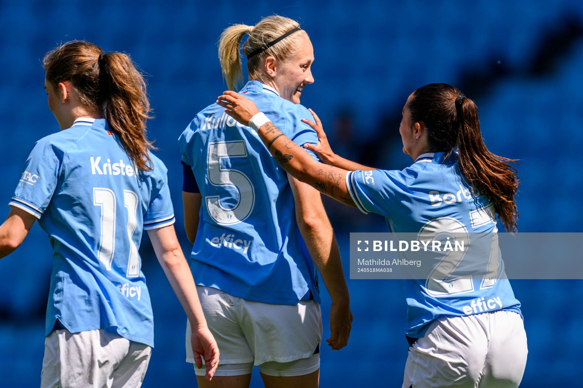 Malmö FFs Sanna Kullberg och Ana Mafalda Ferreira Barboz