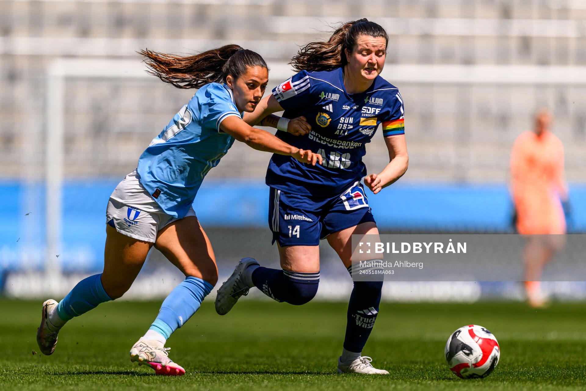 Malmö FFs Ana Mafalda Ferreira Barboz och Sundsvalls