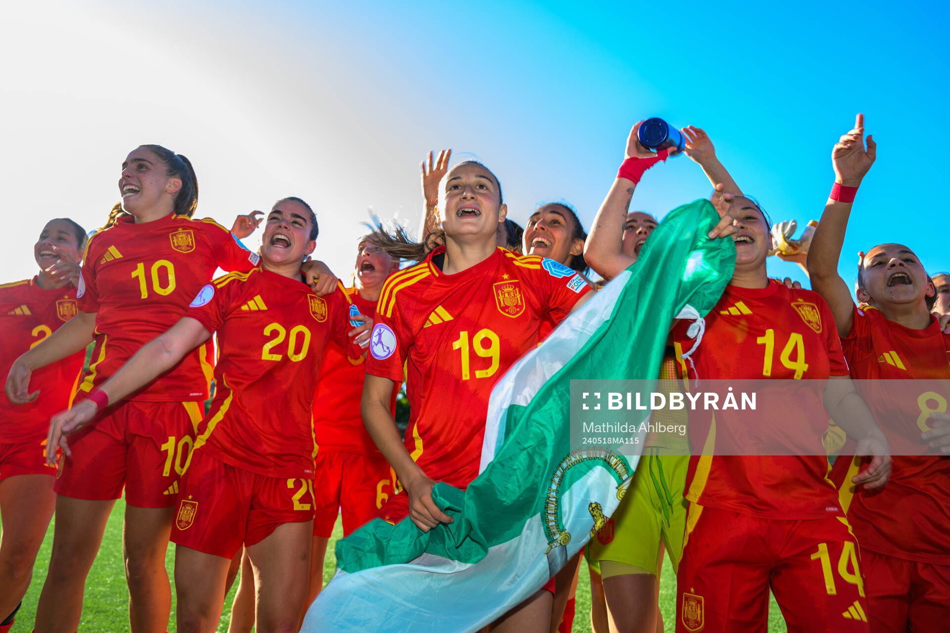 Ainoa Gomez, Natalia Escot, Alba Cerrato and Lua Calo of