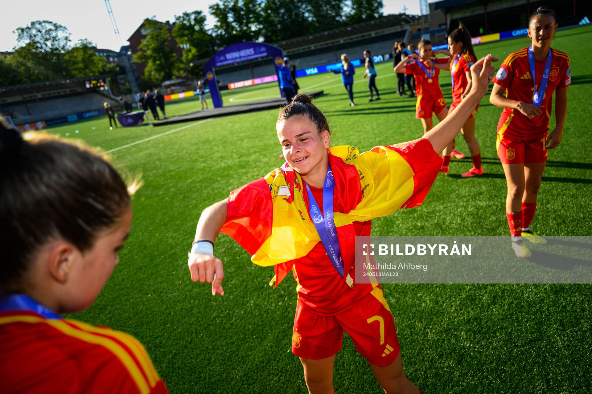 Noa Ortega of Spain celebrates