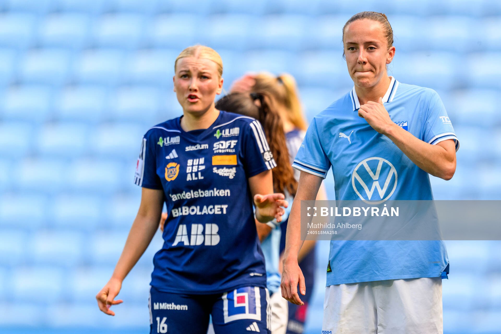 Sundsvalls Ida Sundqvist Westerberg och Malmö FFs Anna