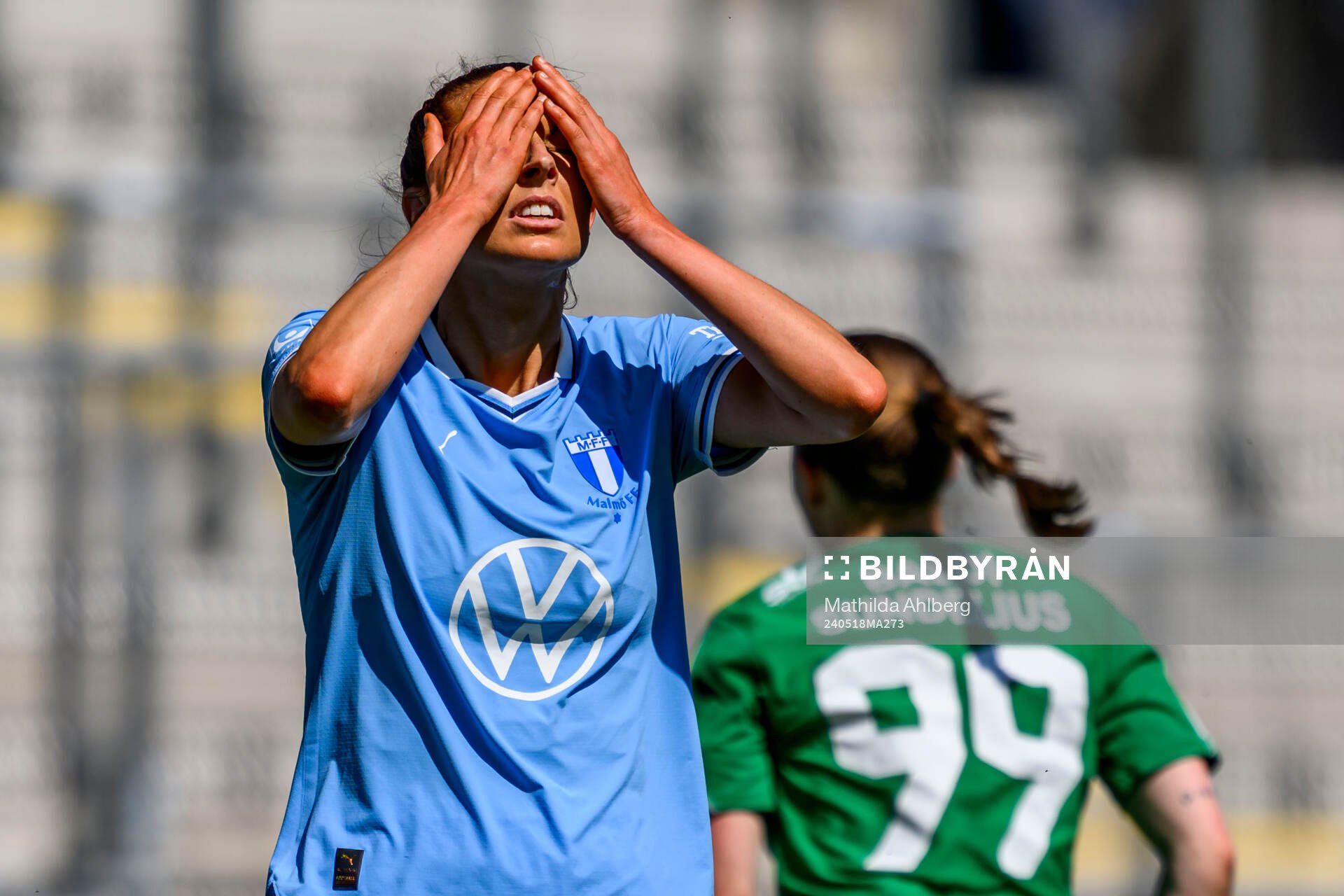 Malmö FFs Malin Gunnarsson deppar
