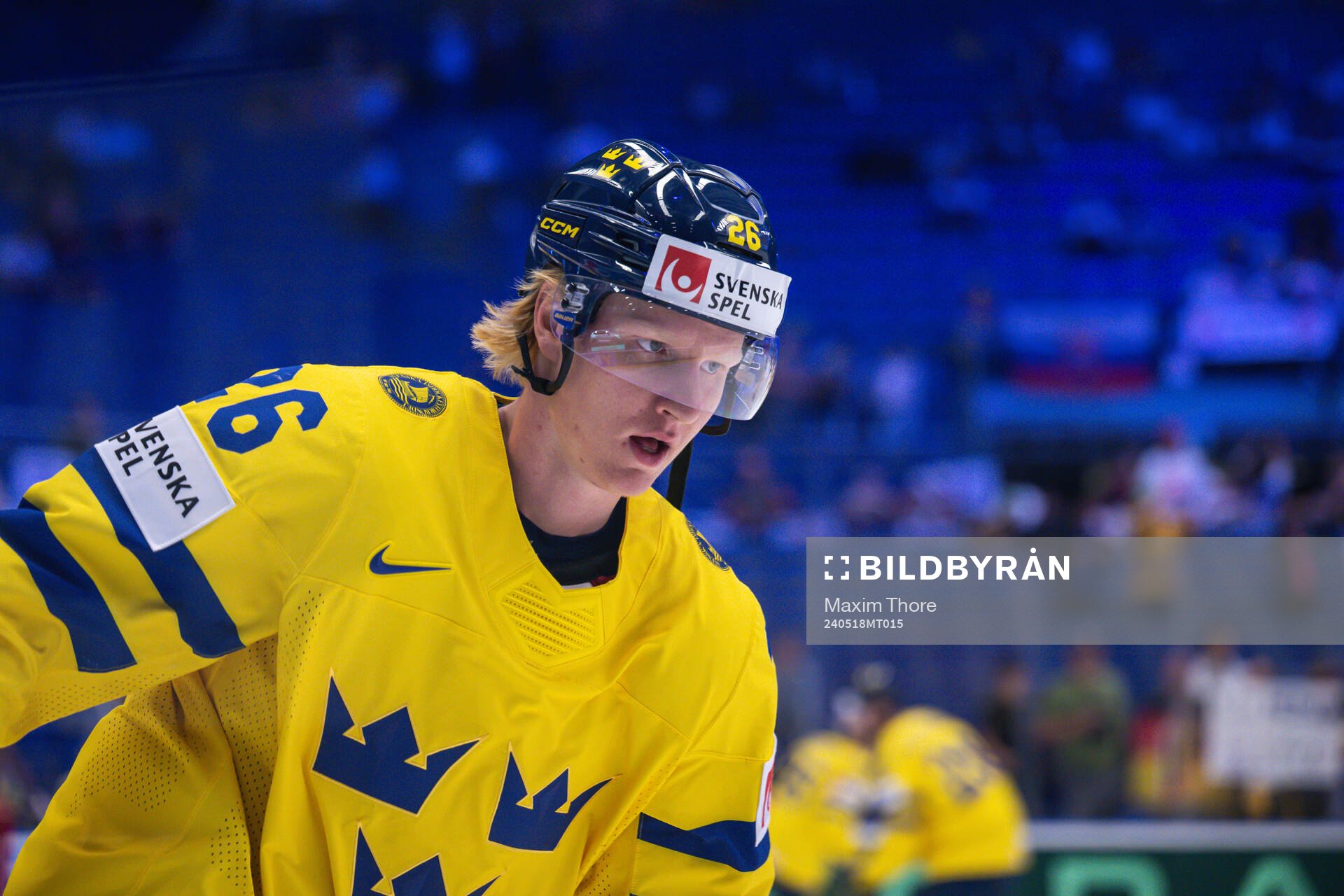 Rasmus Dahlin of Sweden