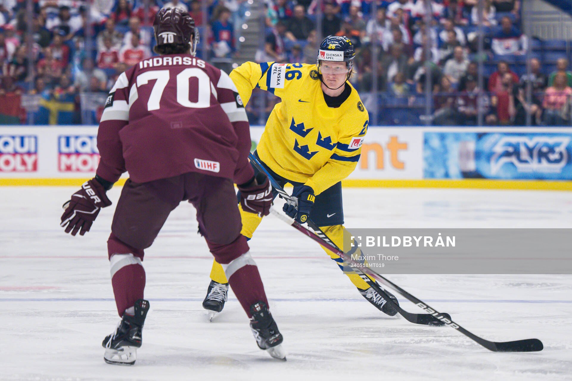 Rasmus Dahlin of Sweden