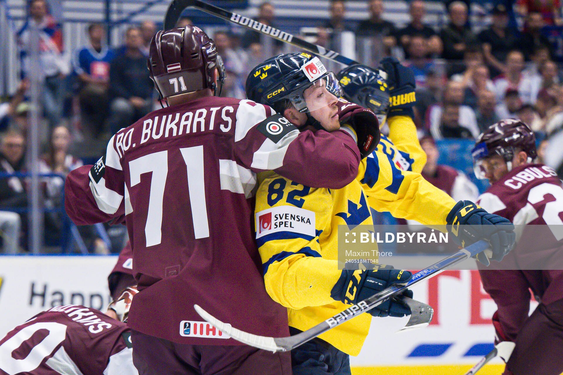 Roberts Bukarts of Latvia and Tim Heed of Sweden