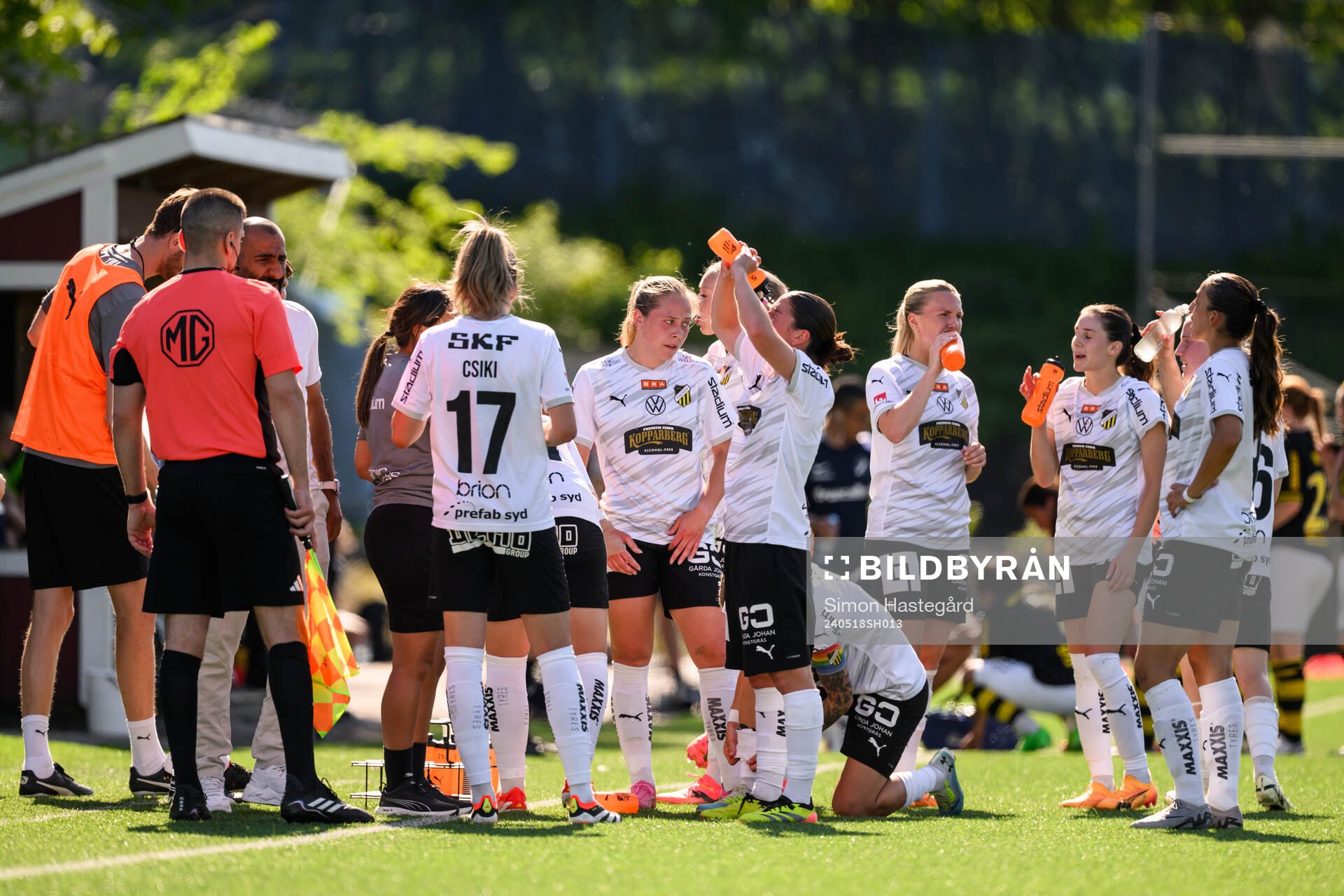 Häckens spelare samlas