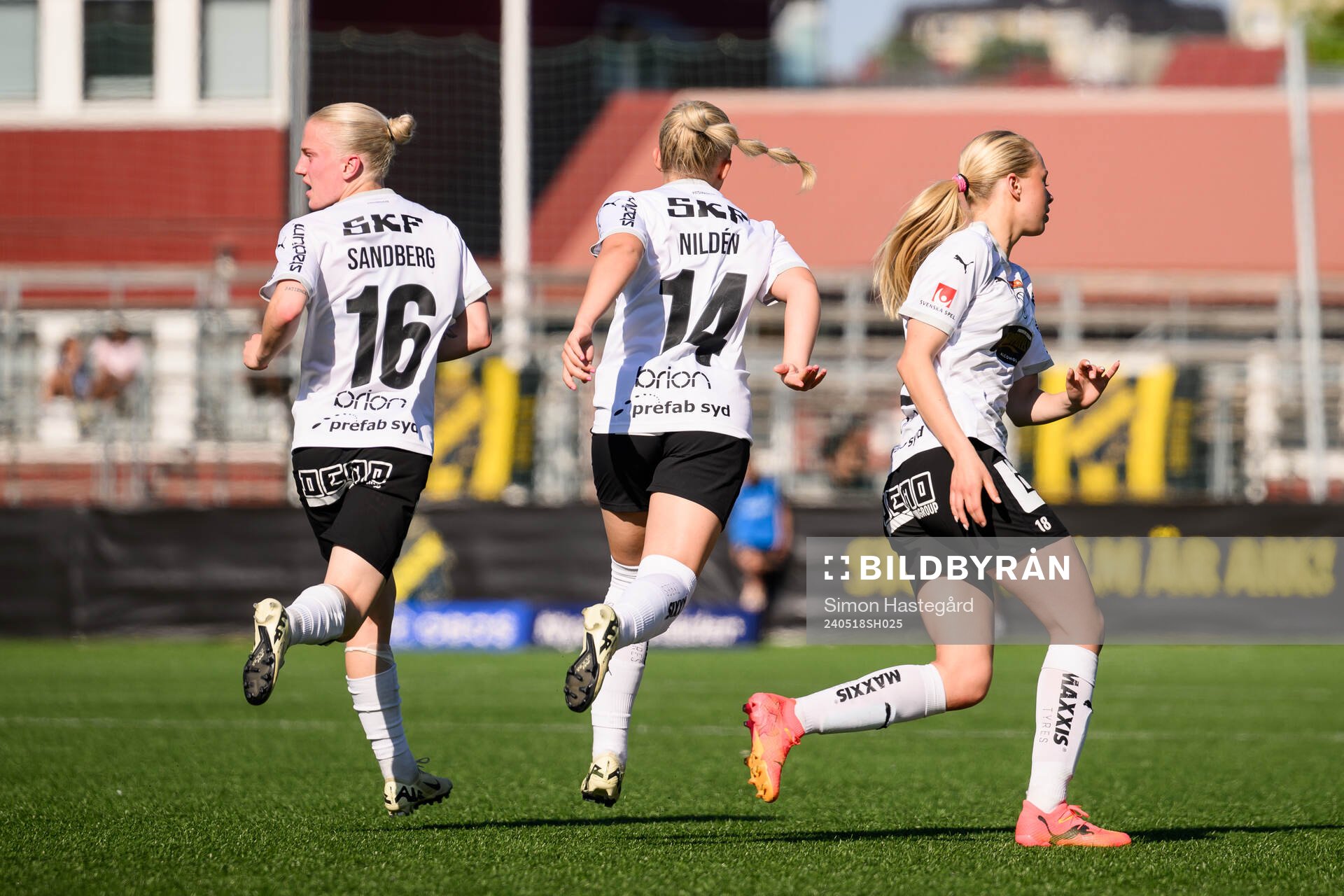Häckens Matilda Nildén jublar