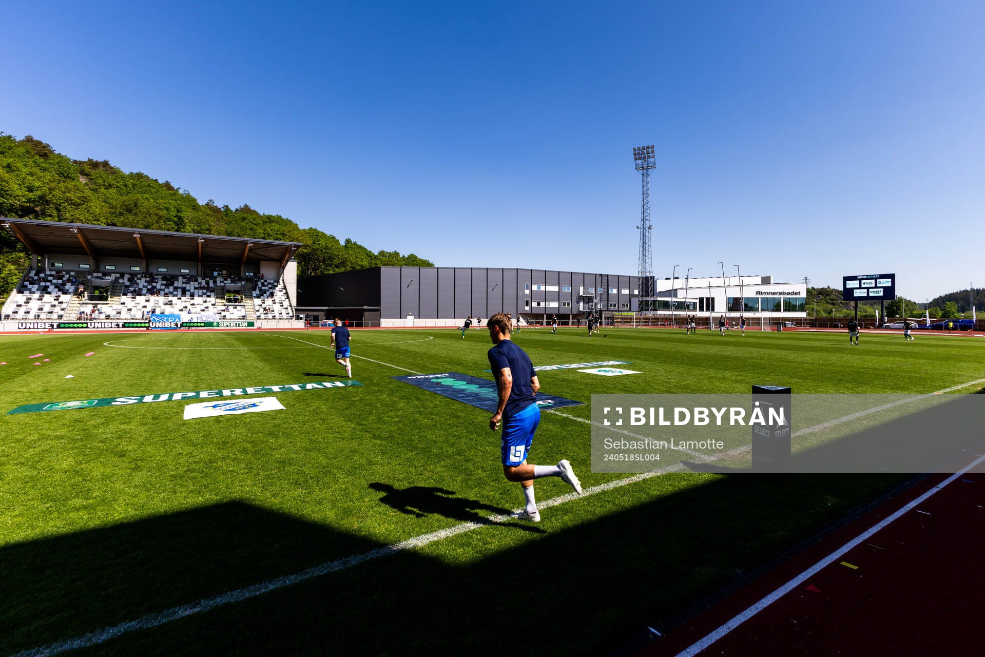 Oddevolds spelare värmer upp