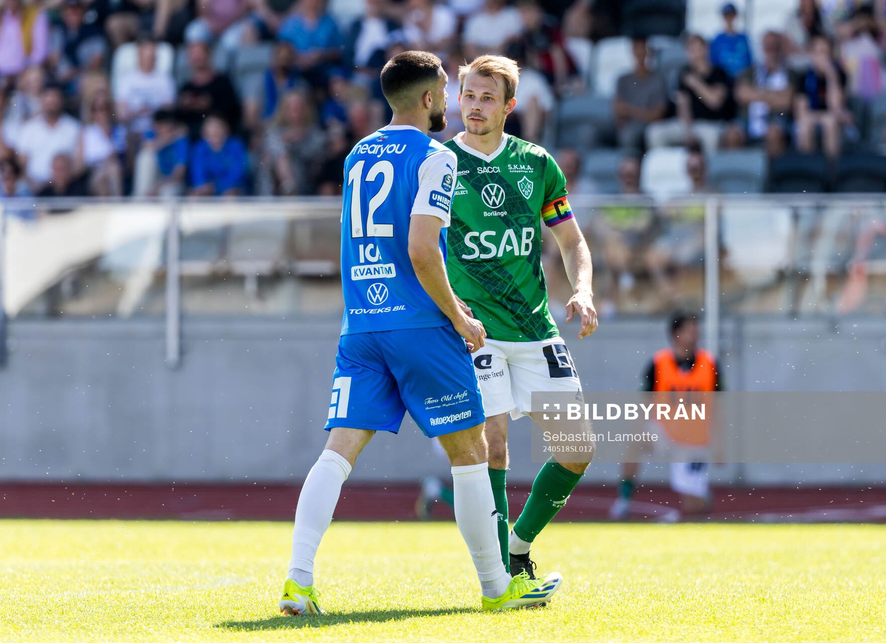 IK Oddevolds Daniel Krezic och Brages Alexander Zetterström