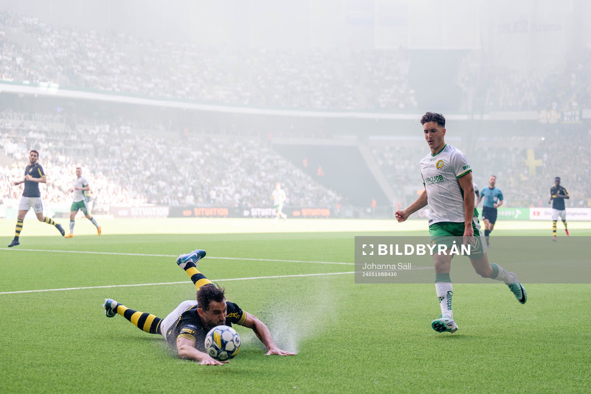 AIKs Sotirios Papagiannopoulos och Hammarbys Deniz Gul