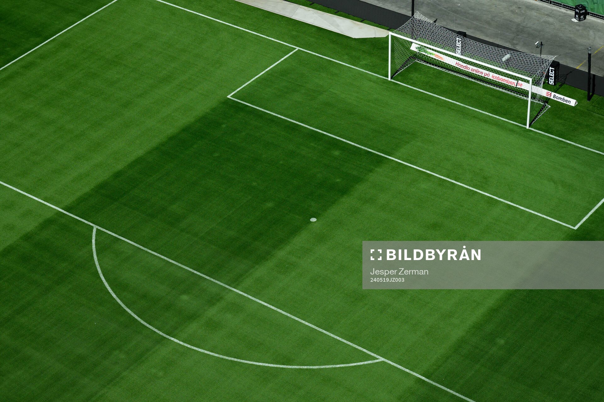 Vy över Tele2 arena