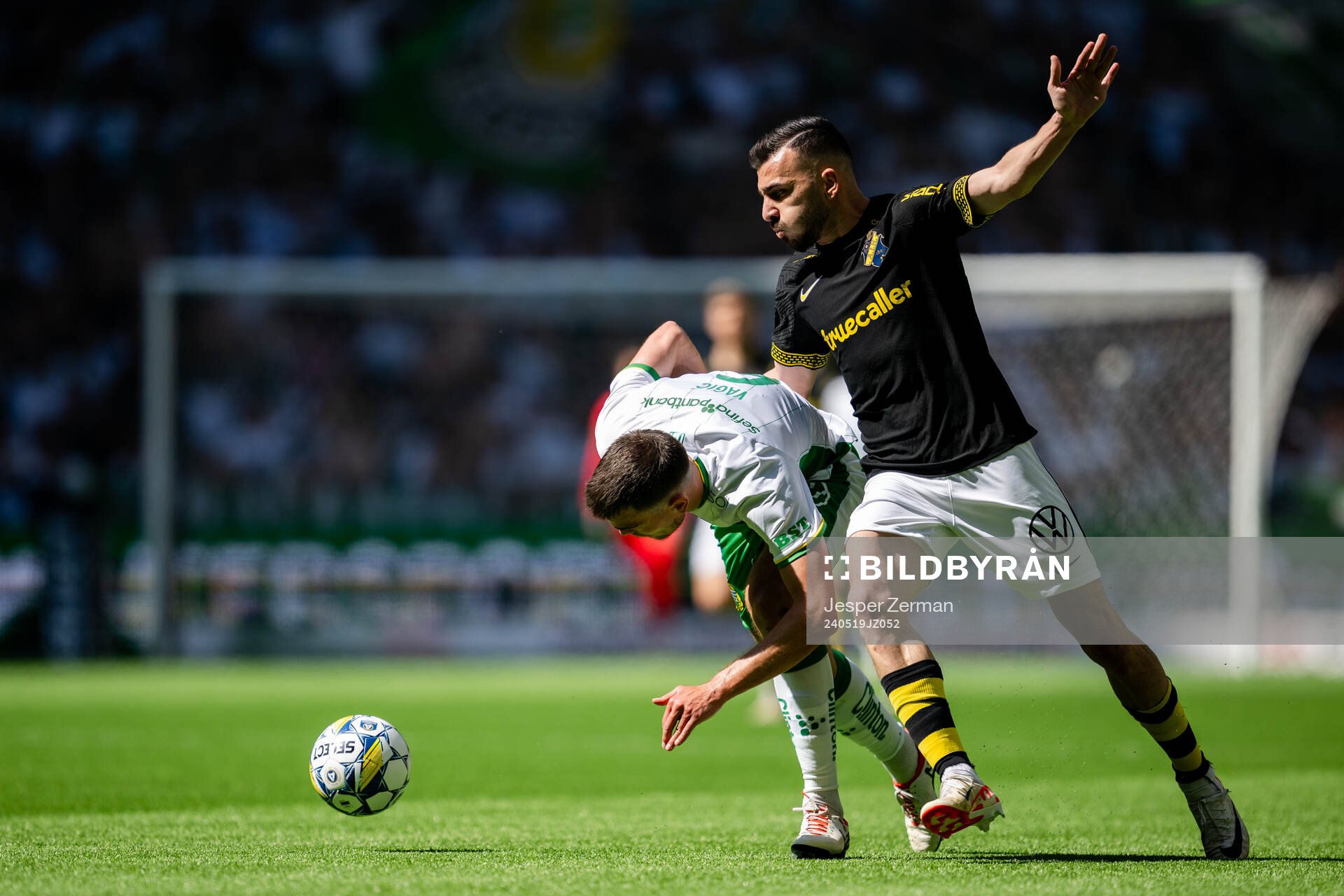 Hammarbys Pavle Vagic och AIKs Ioannis Pittas