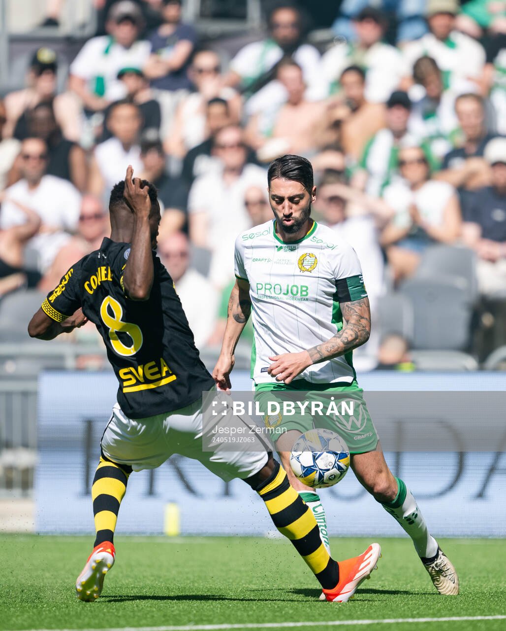 AIKs Ismaila Coulibaly och Hammarbys Nahir Besara