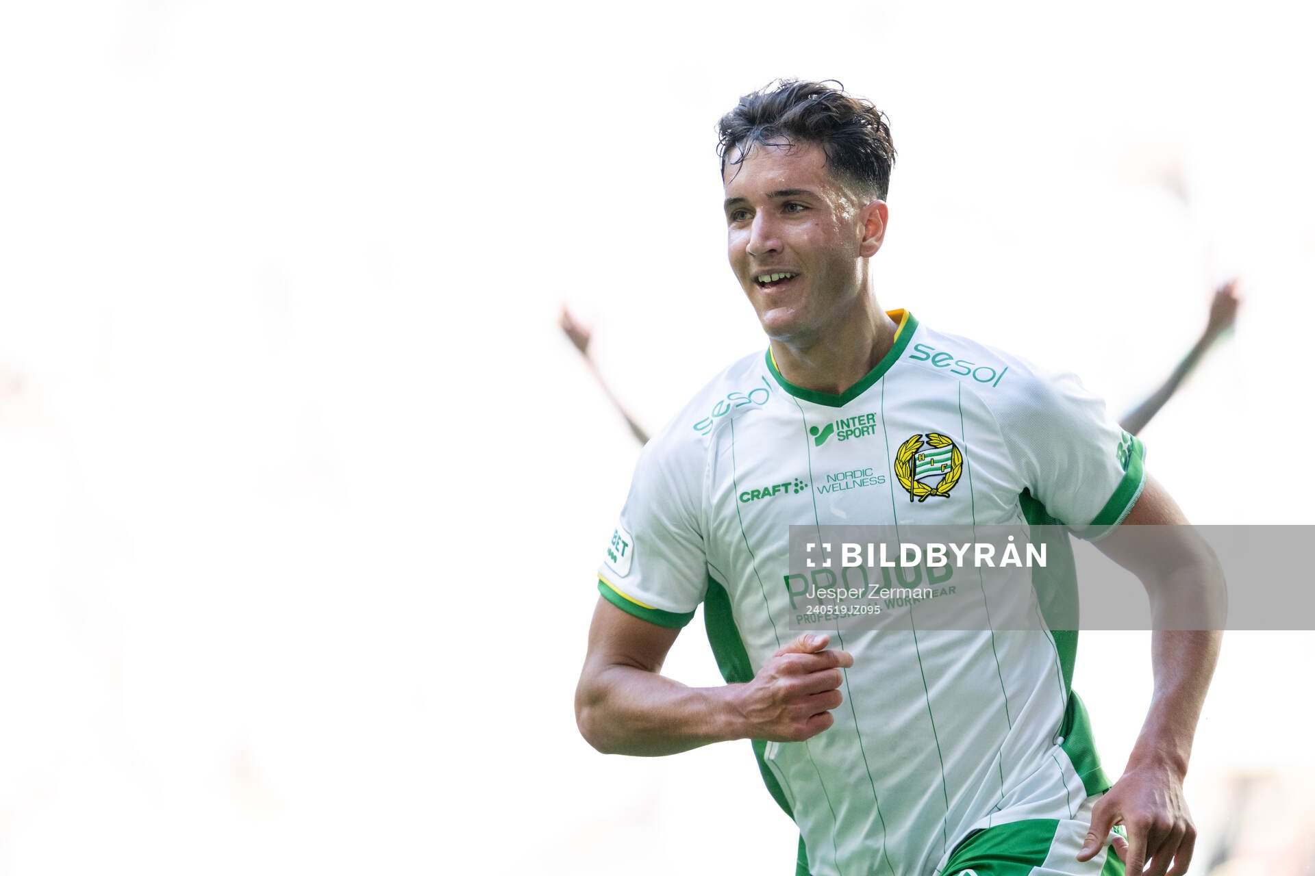 Hammarbys Deniz Gul jublar