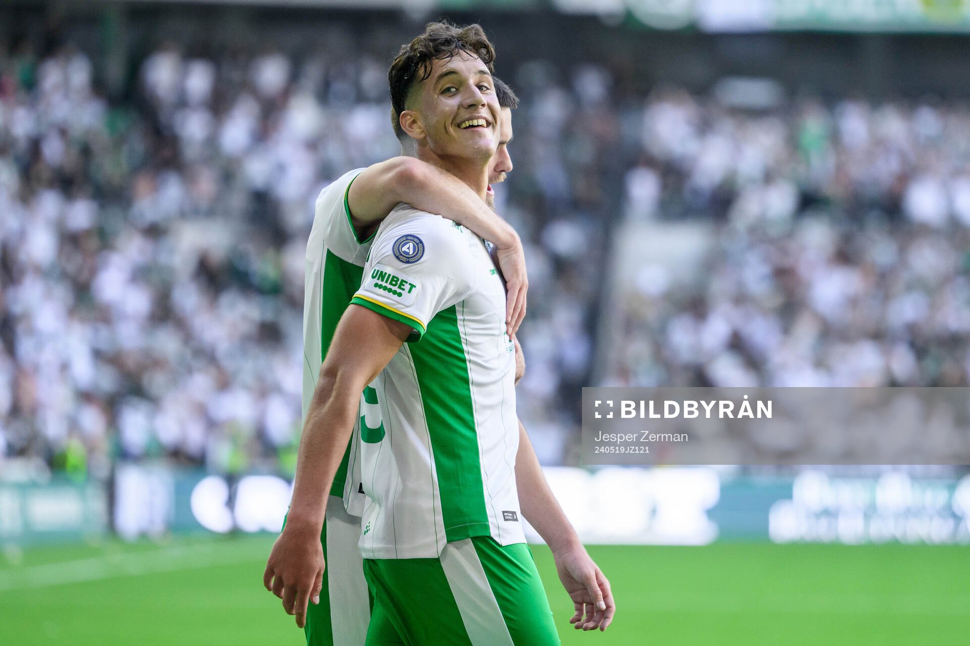 Hammarbys Deniz Gul jublar