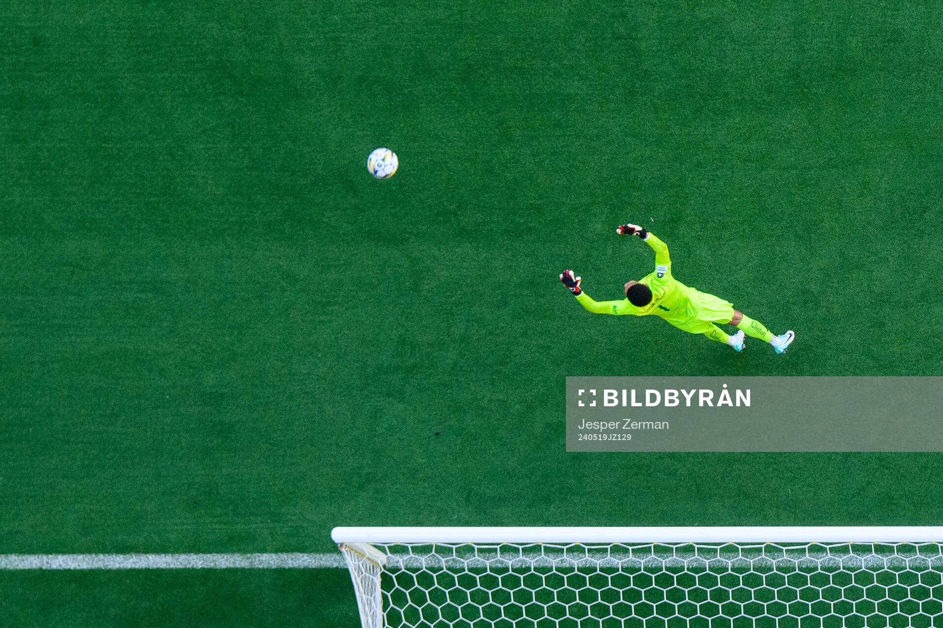Hammarbys målvakt Oliver Dovin