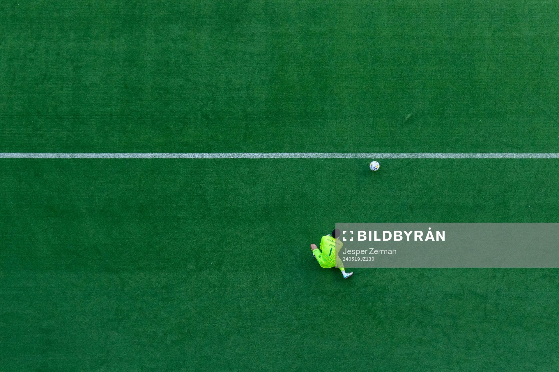 Hammarbys målvakt Oliver Dovin