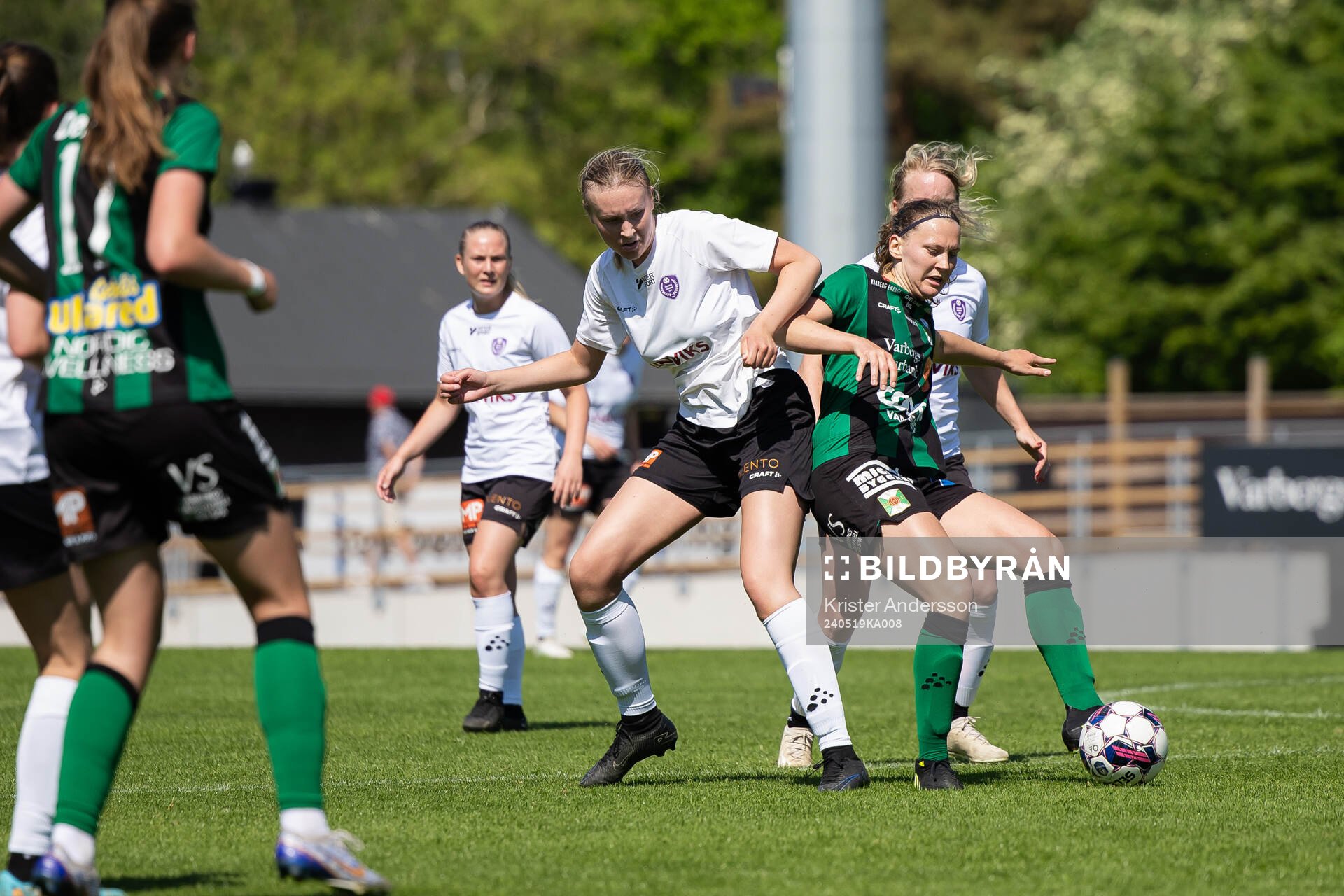 Valders Elsa Wallner och Varbergs Evelina Bengtsson