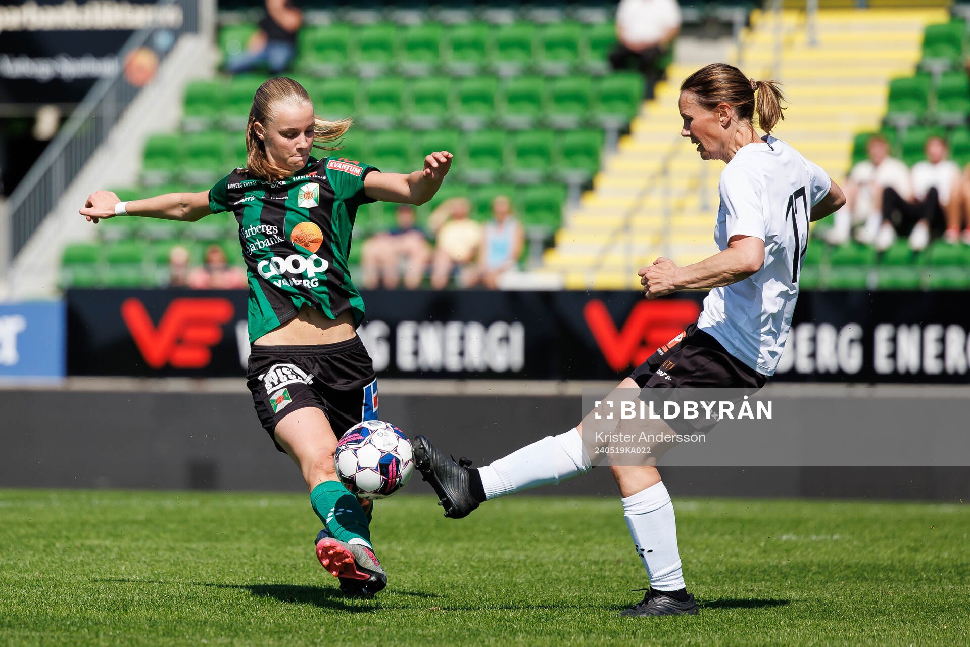 Varbergs Mollie Josefsson och Valders Cecilia Larsson