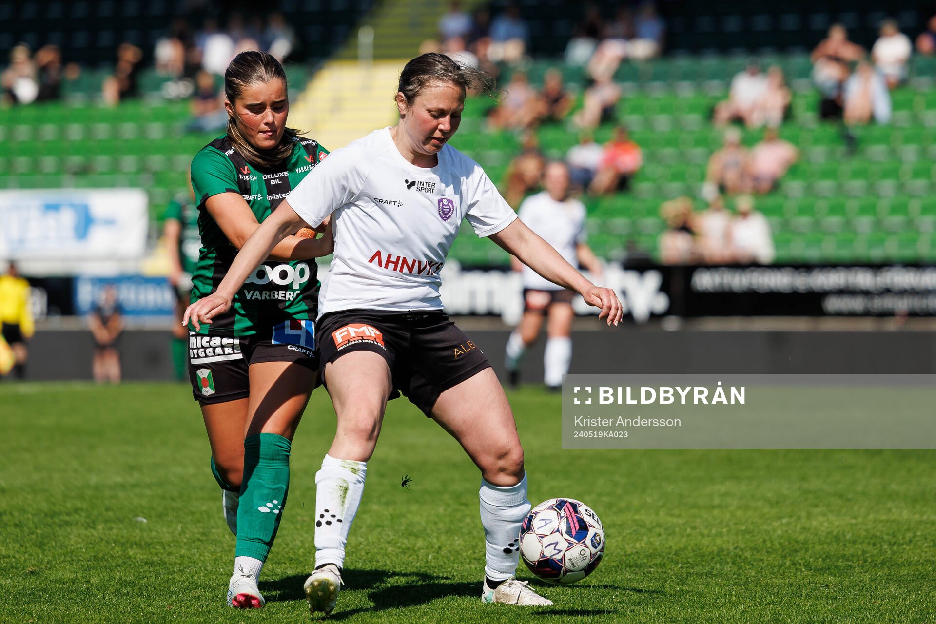 Varbergs Ella Martinez och Valders Erika Otterdahl