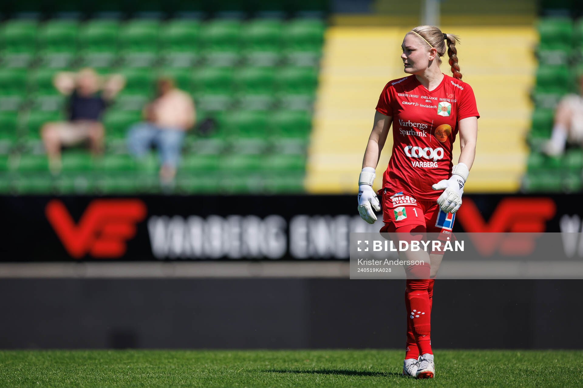 Varbergs målvakt Linnéa Nilsson